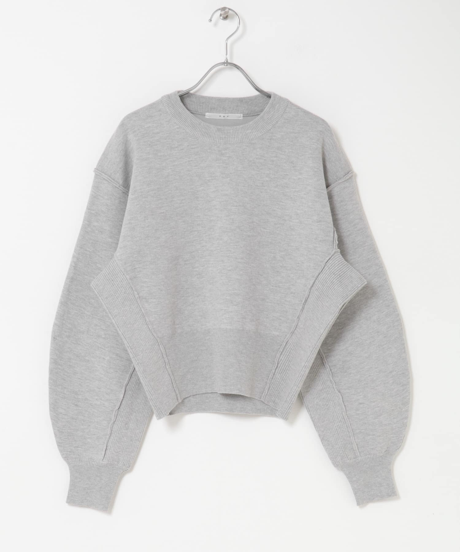 スウェットライクニット TOP GRAY One