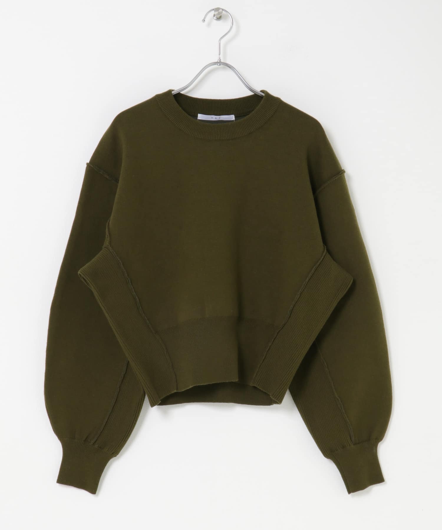 スウェットライクニット KHAKI One