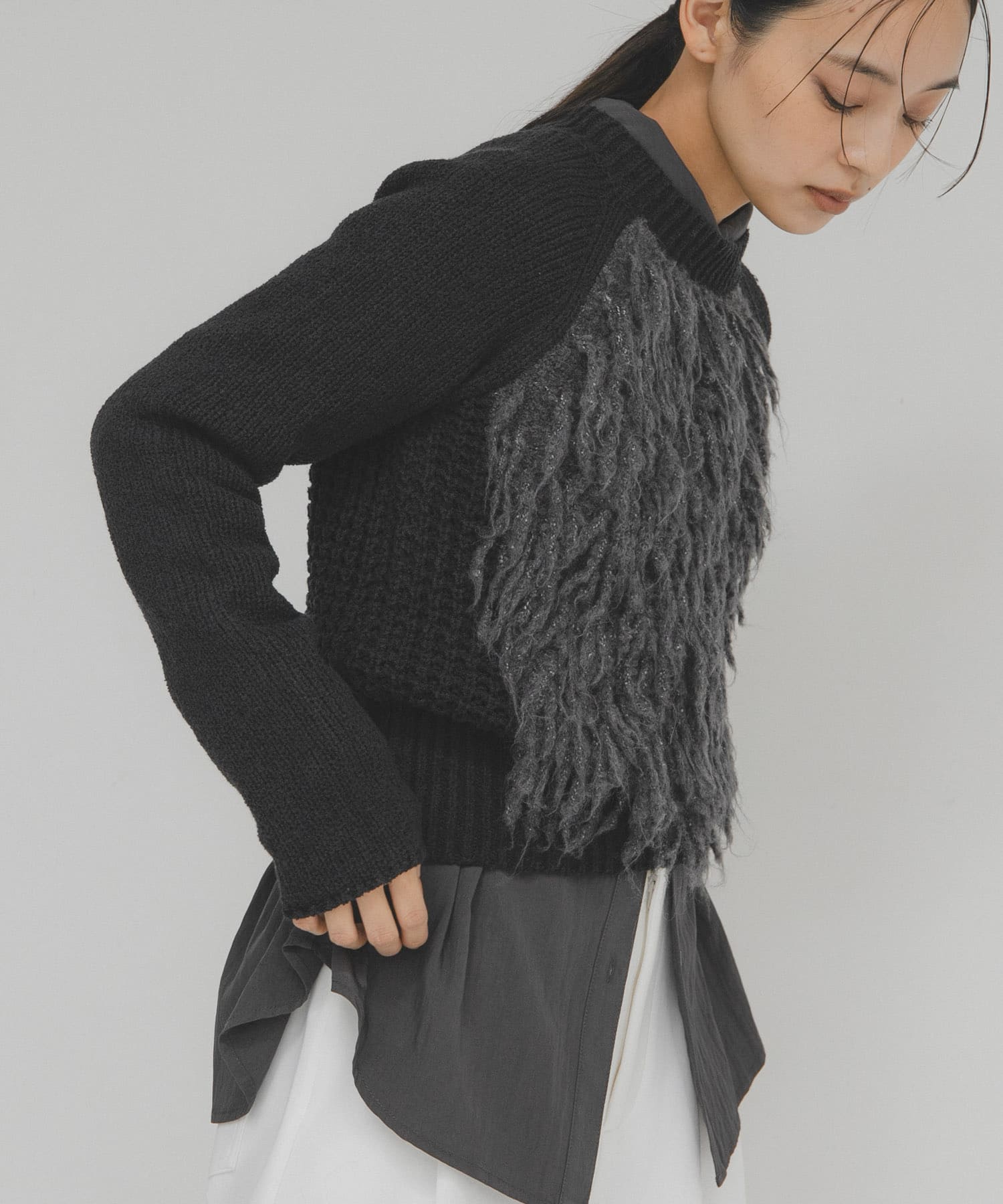 身長 : 163cm サイズ : one