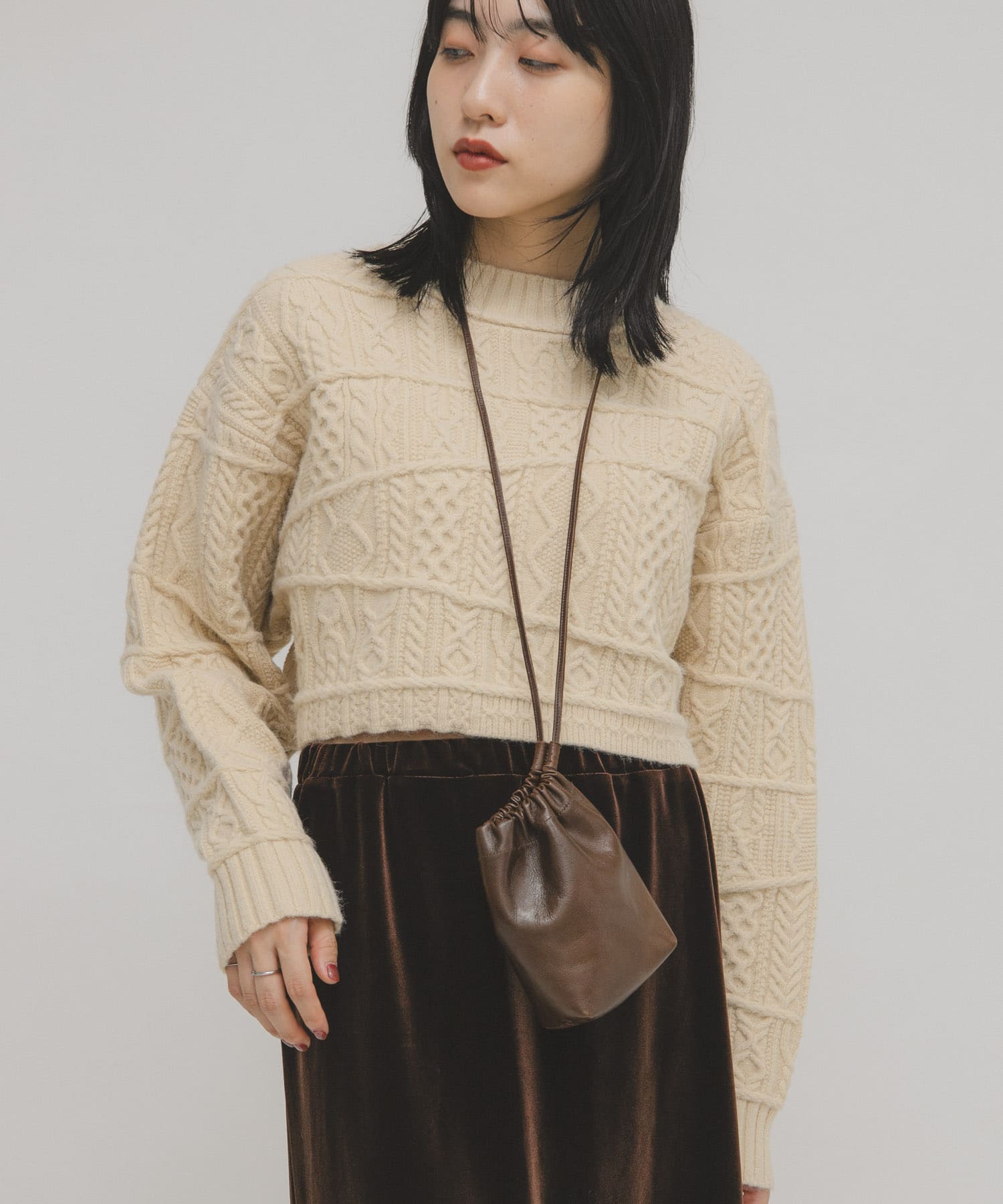 身長：160cm サイズ：one