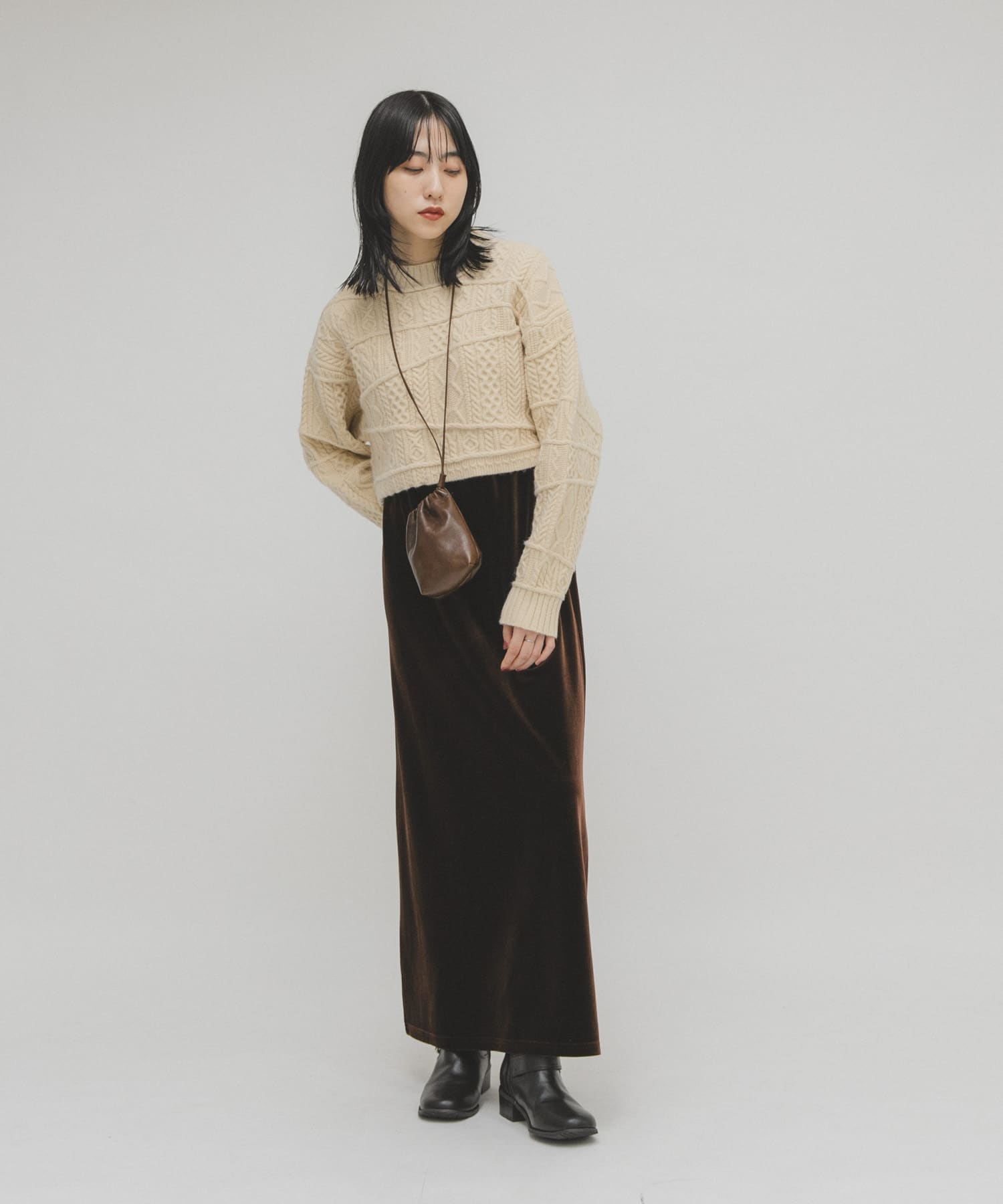 身長：160cm サイズ：one