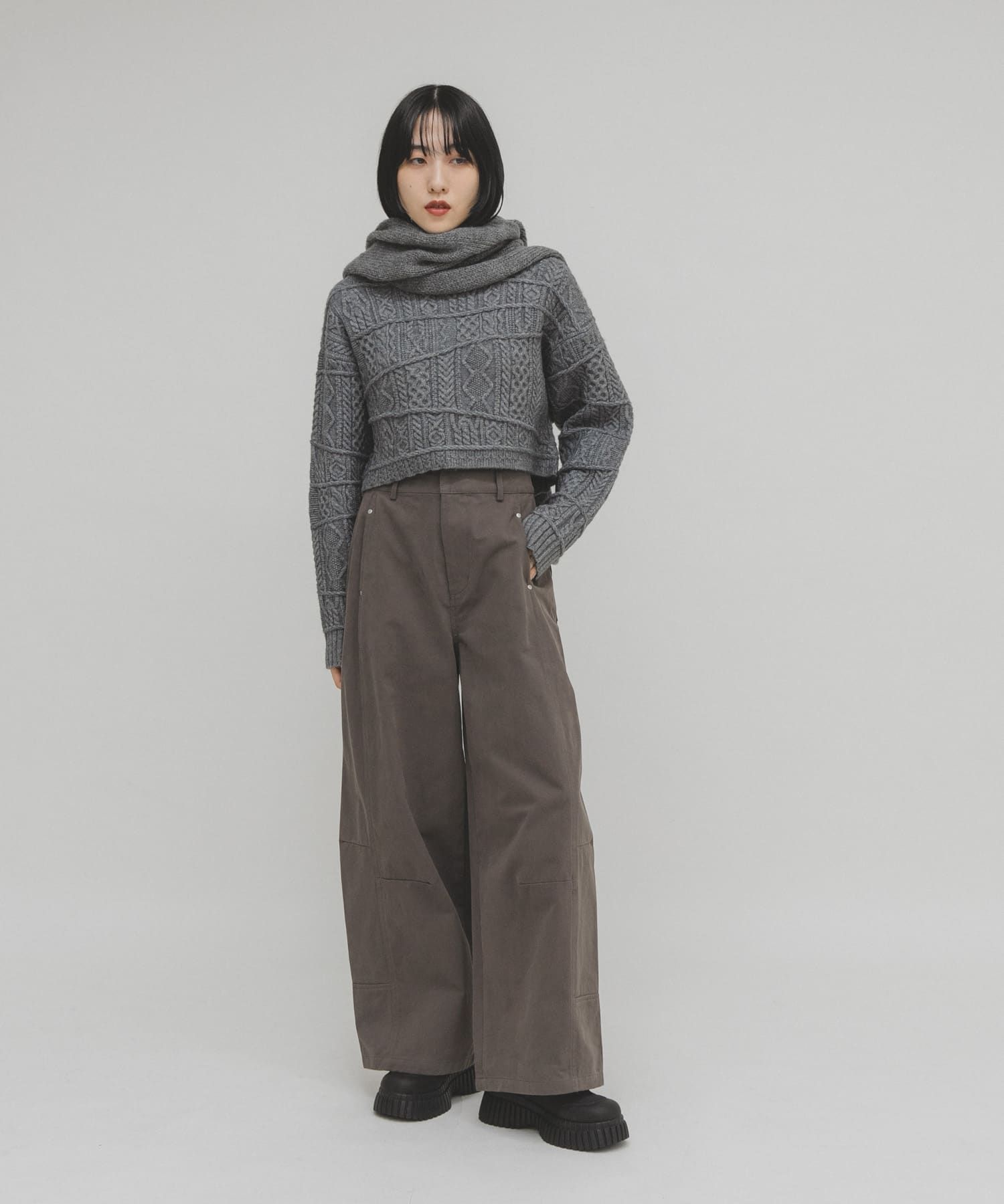 身長：160cm サイズ：one