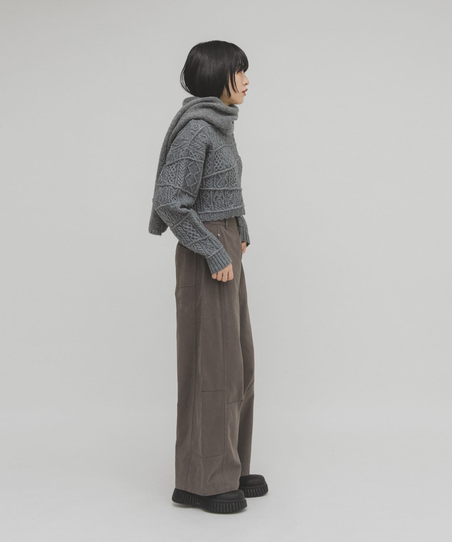 身長：160cm サイズ：one