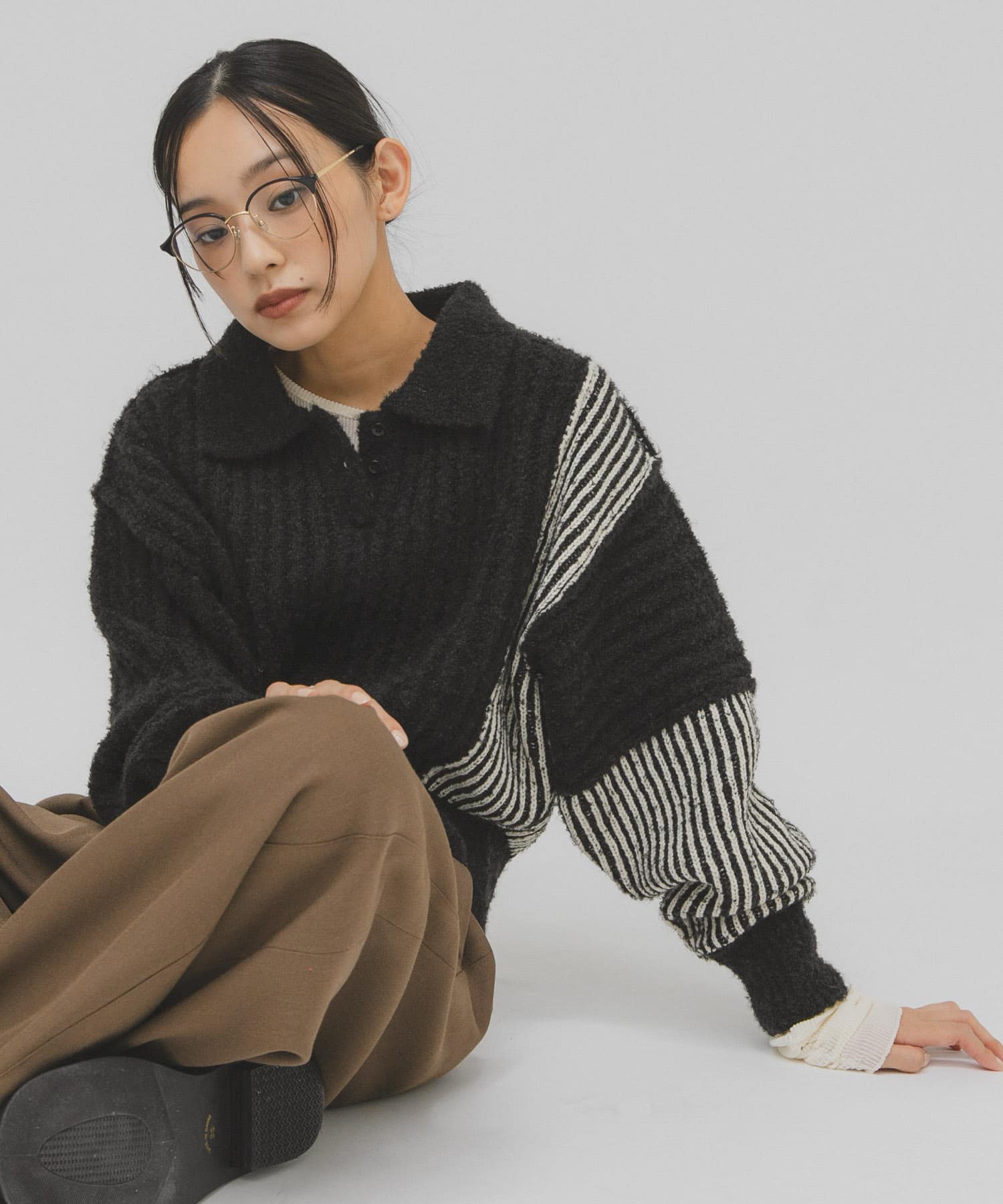 身長：163cm サイズ：one