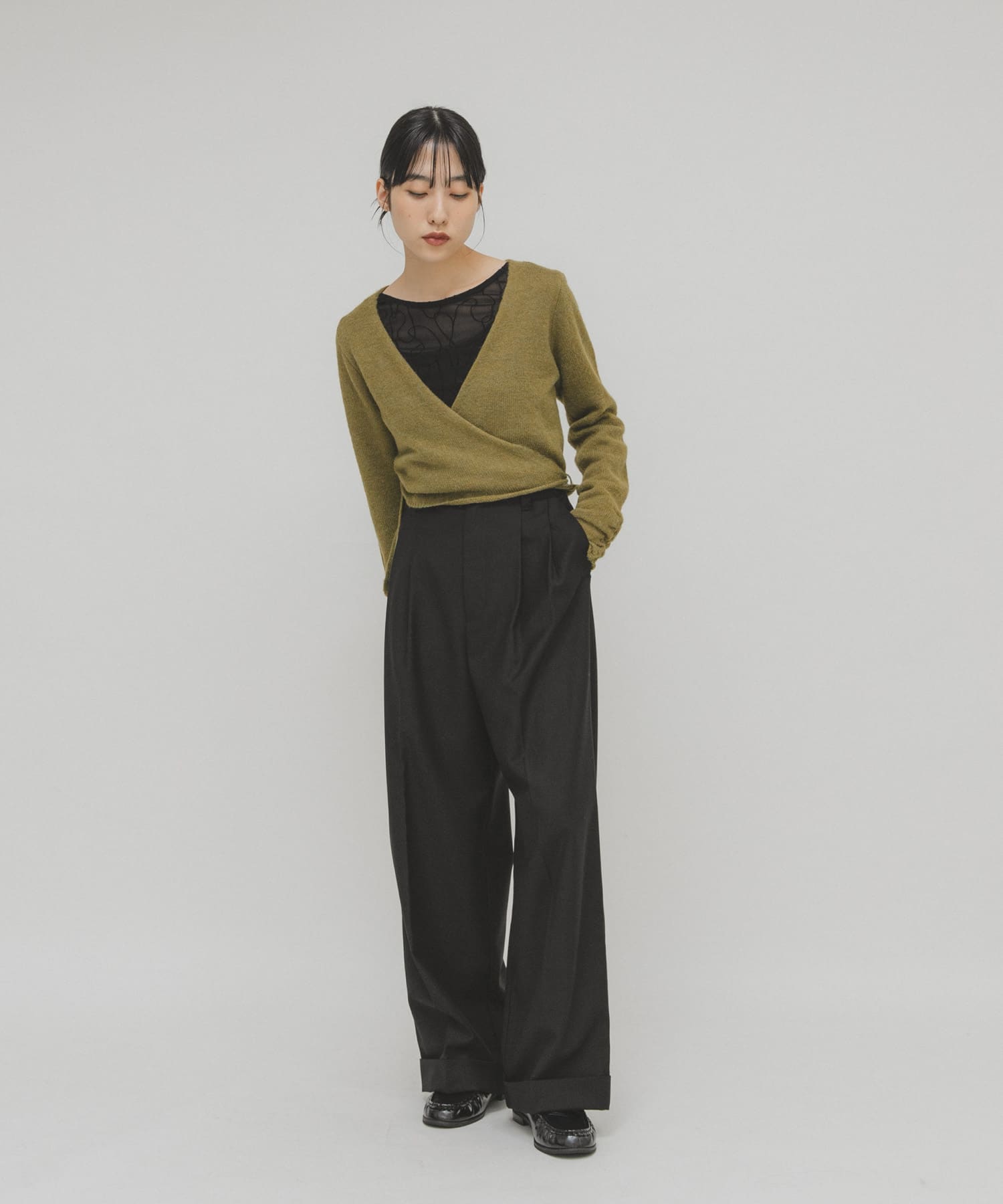 身長：160cm サイズ：one