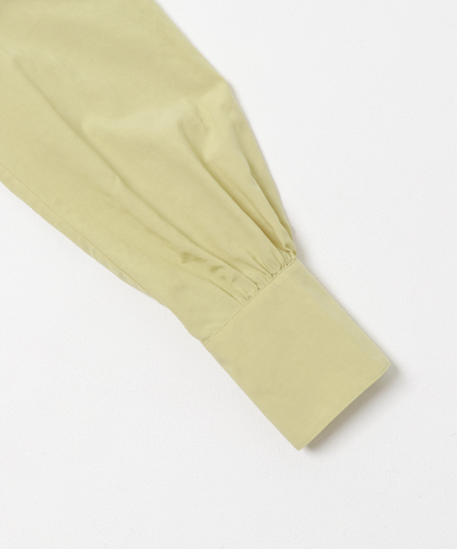 アシンメトリースイッチングブラウス YELLOW BEG One