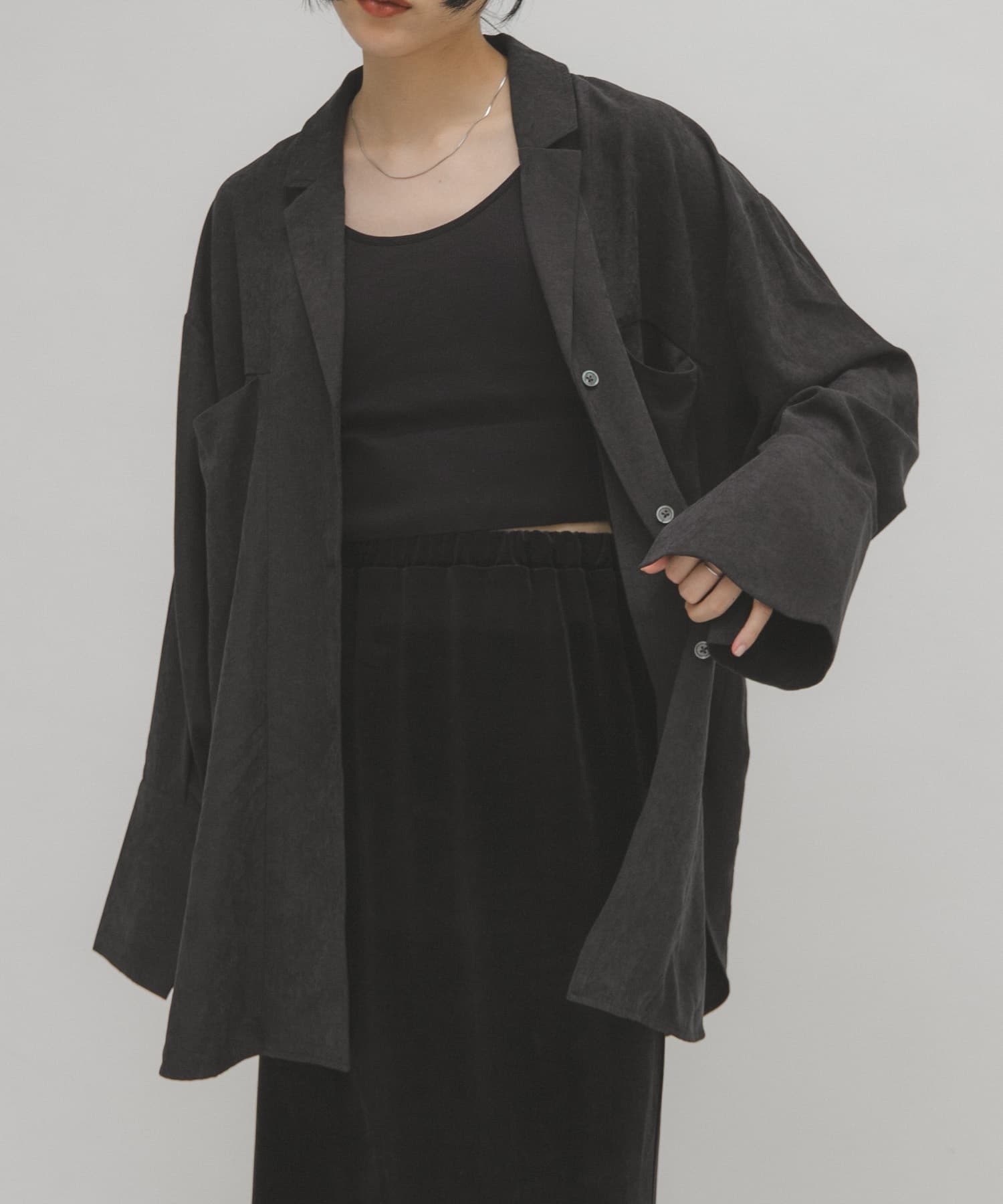 ピーチスキンBIGシャツ