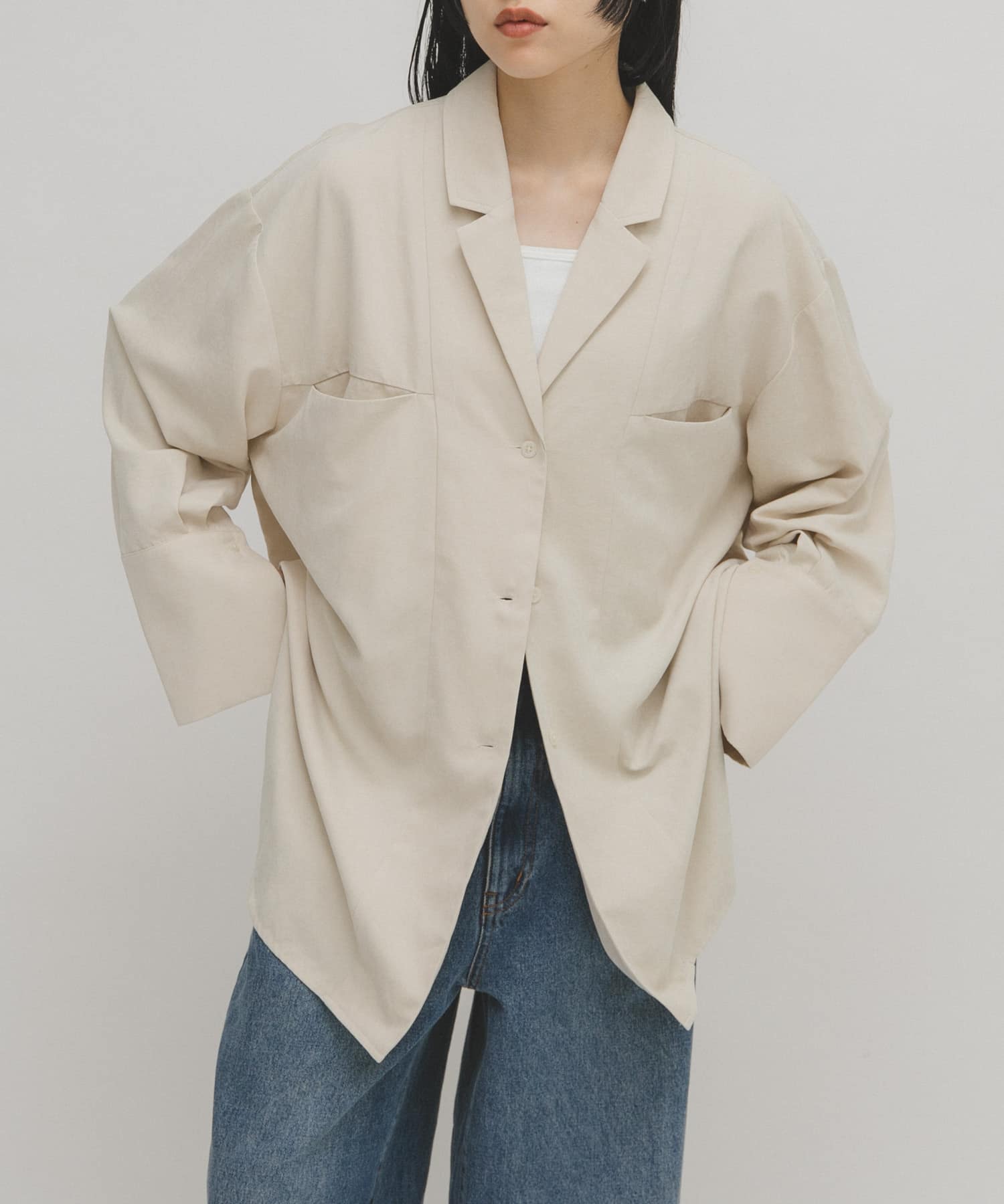 身長：160cm サイズ：one