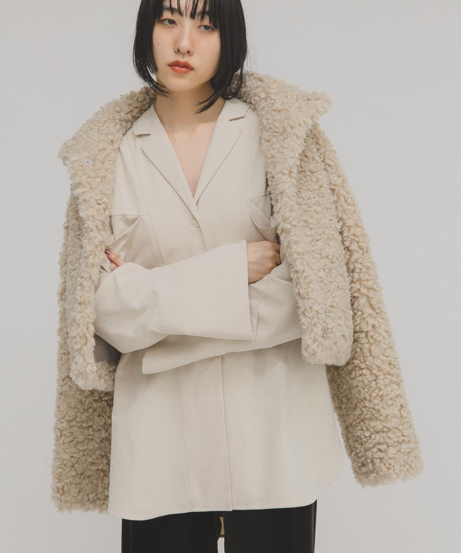 身長：160cm サイズ：one