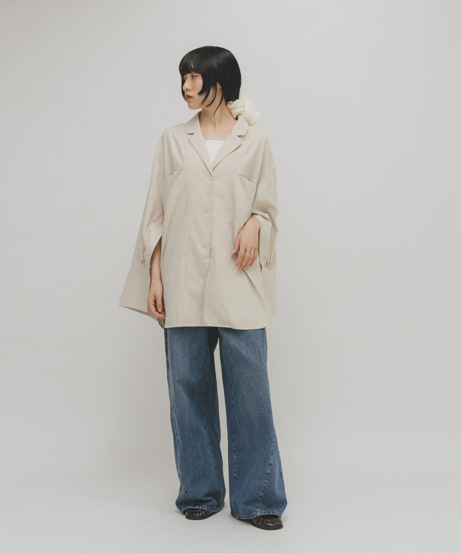 身長：160cm サイズ：one