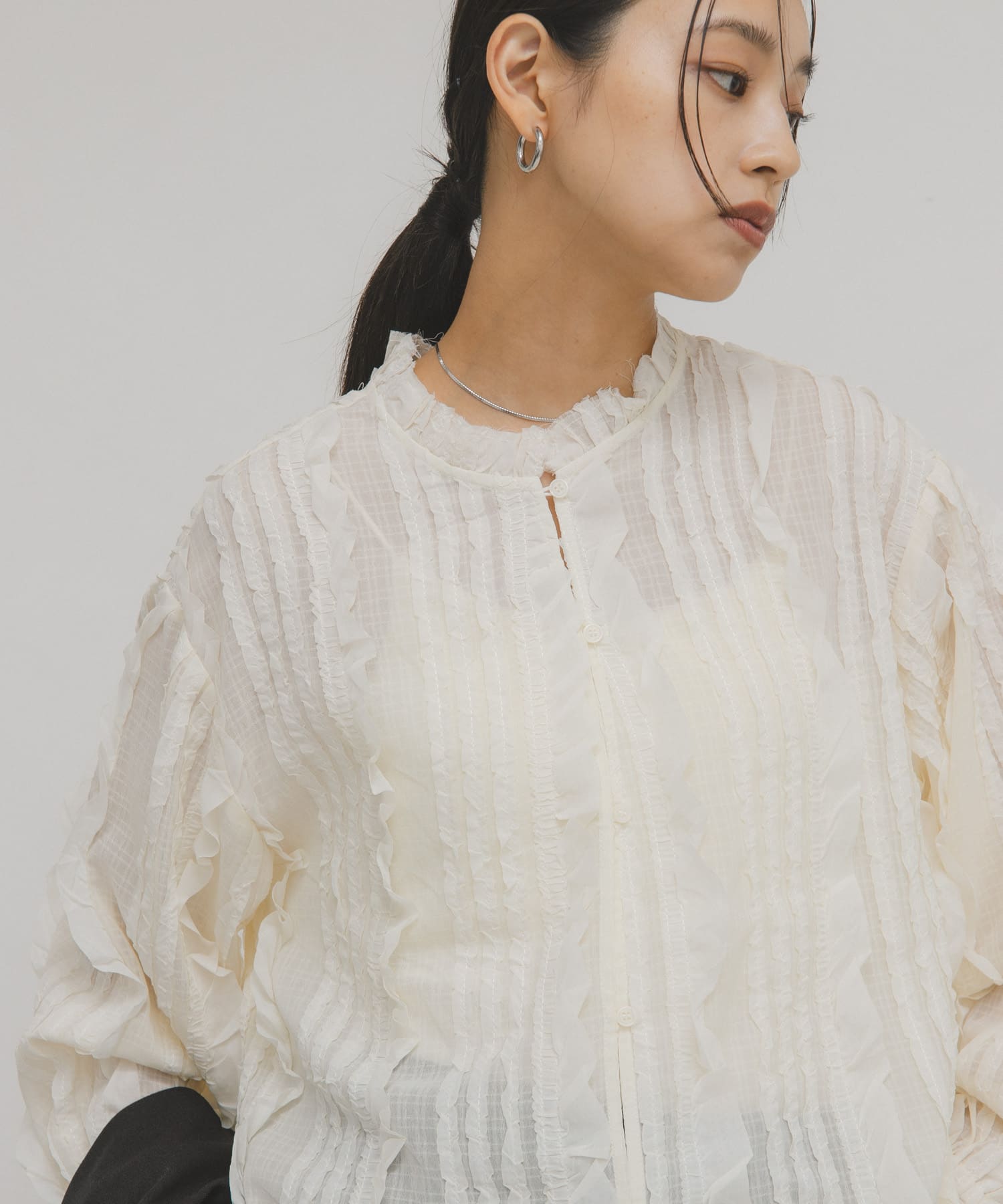 身長：163cm サイズ：one