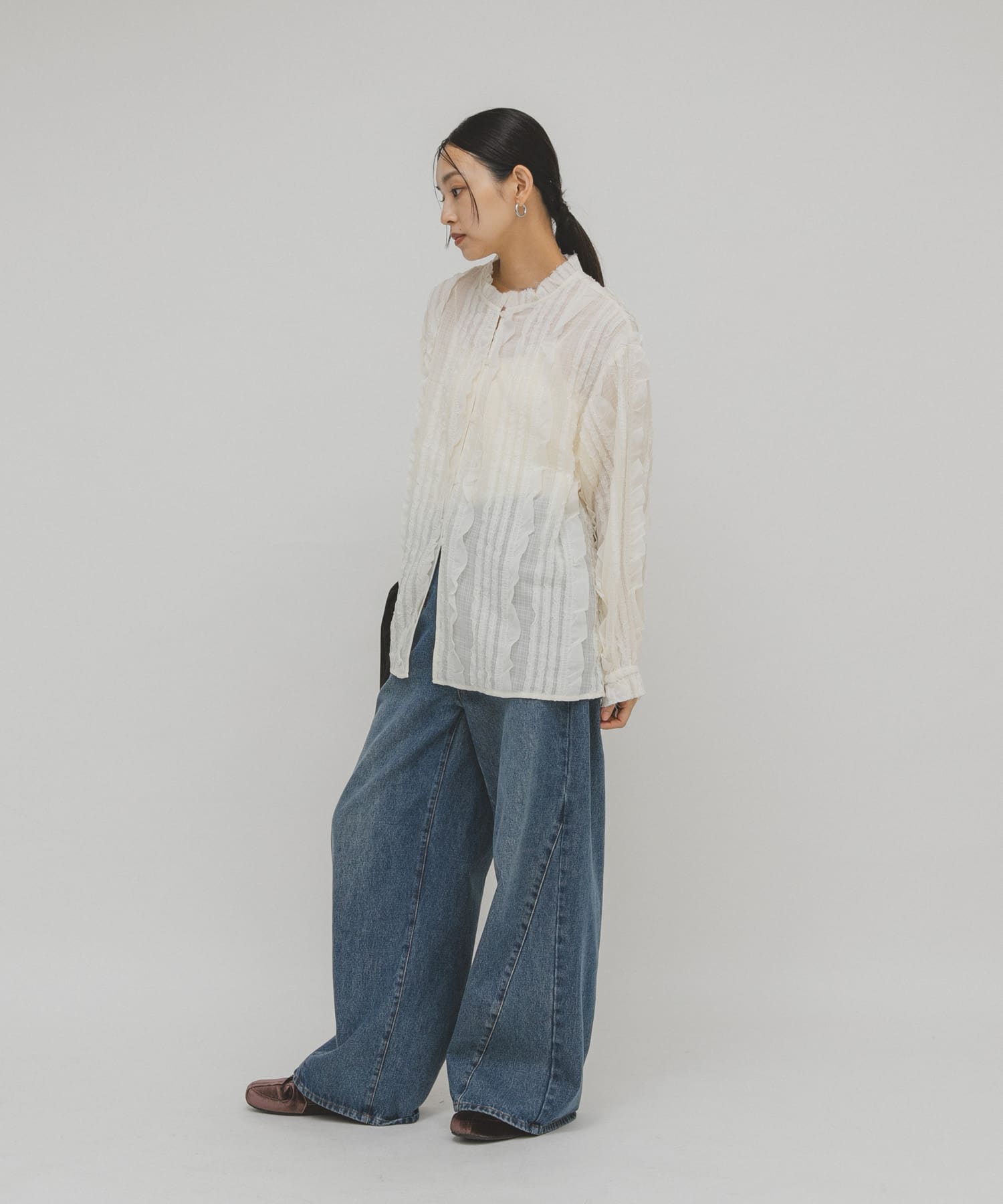 身長：163cm サイズ：one