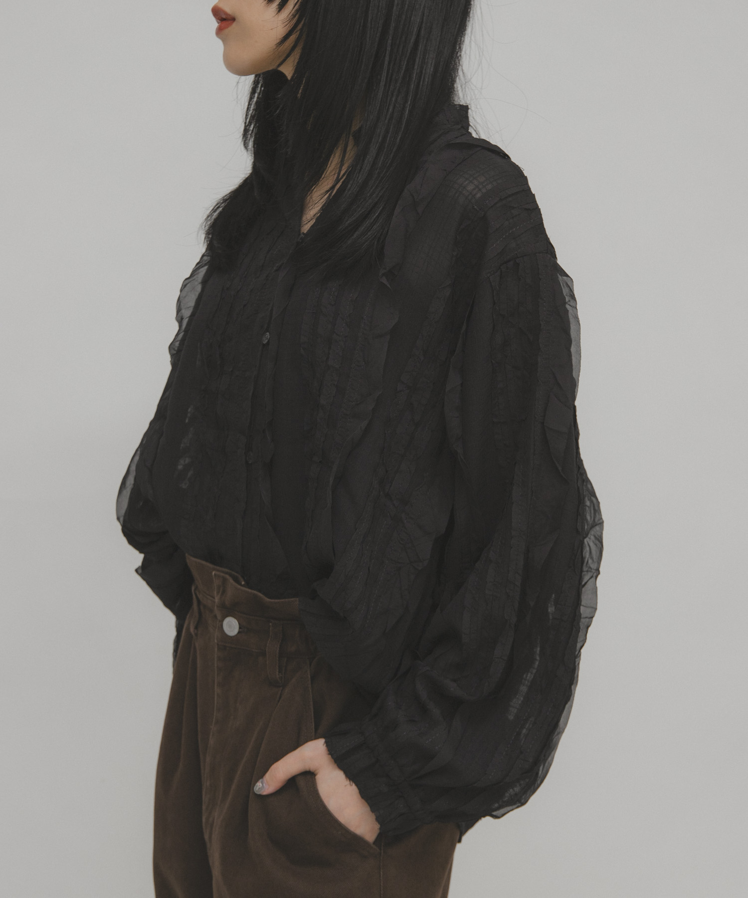 身長：160cm サイズ：one