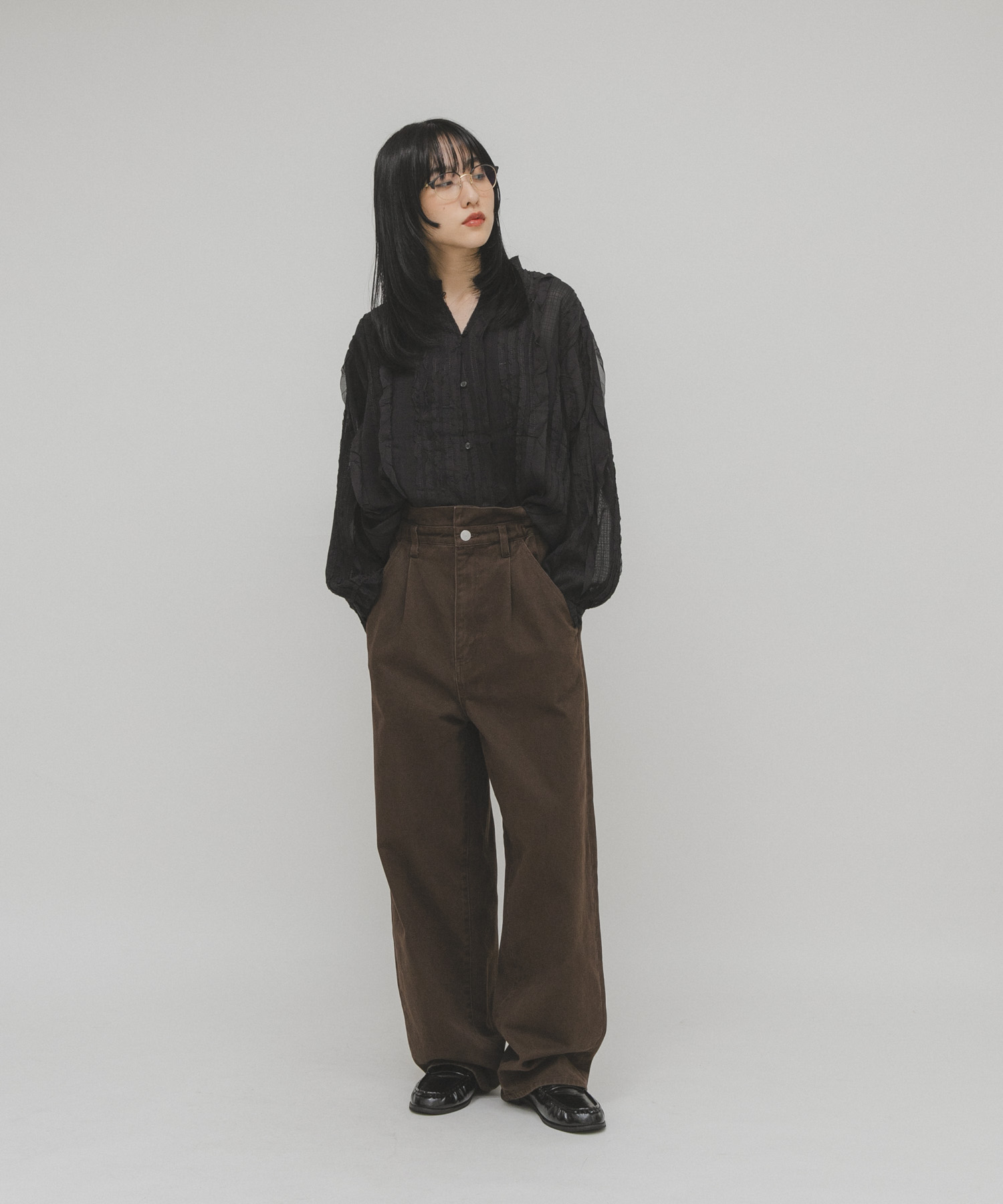 身長：160cm サイズ：one