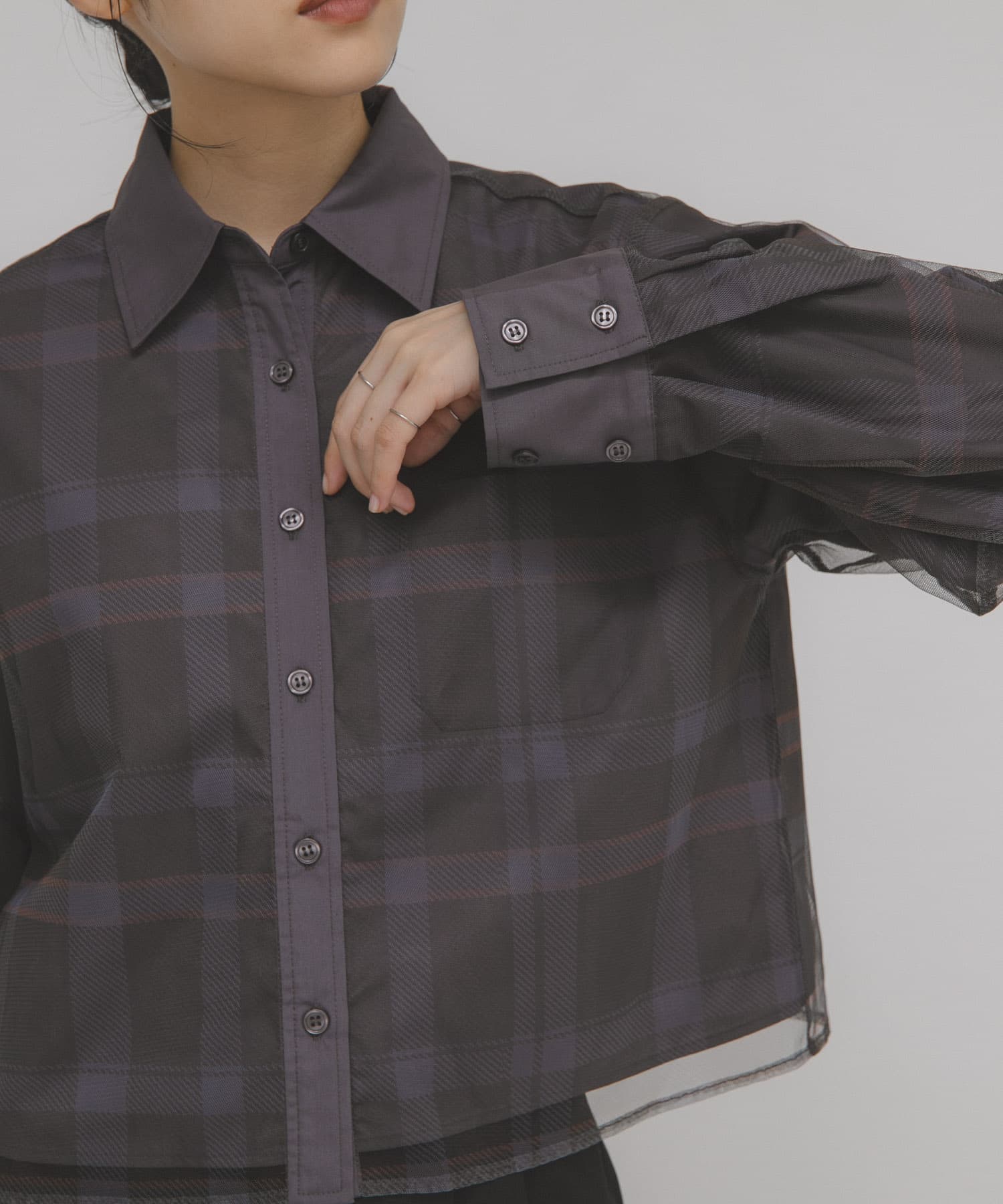 身長：160cm サイズ：one