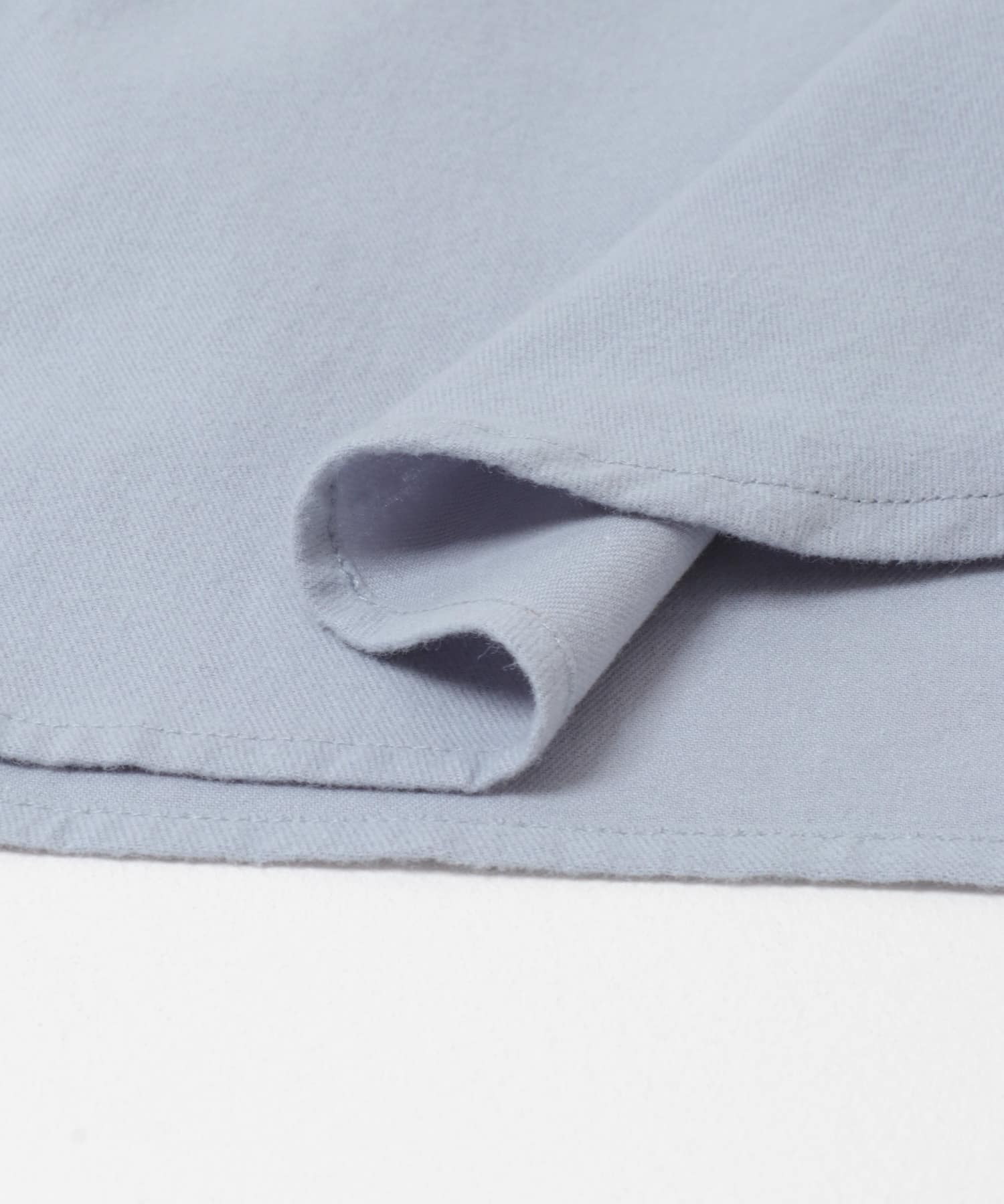 ニットスリーブデザインシャツ BLUE×BEG One