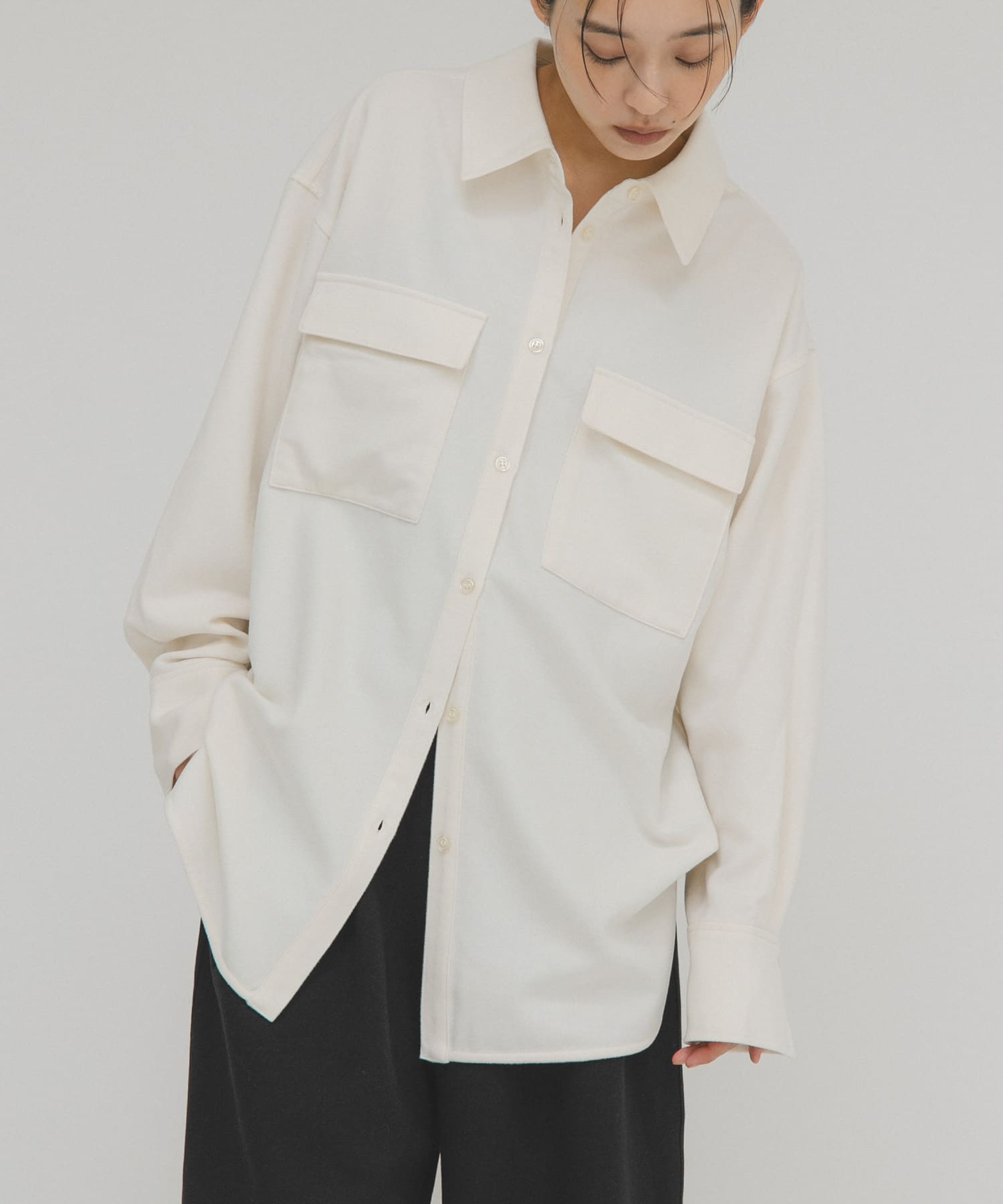 身長 : 163cm サイズ : one