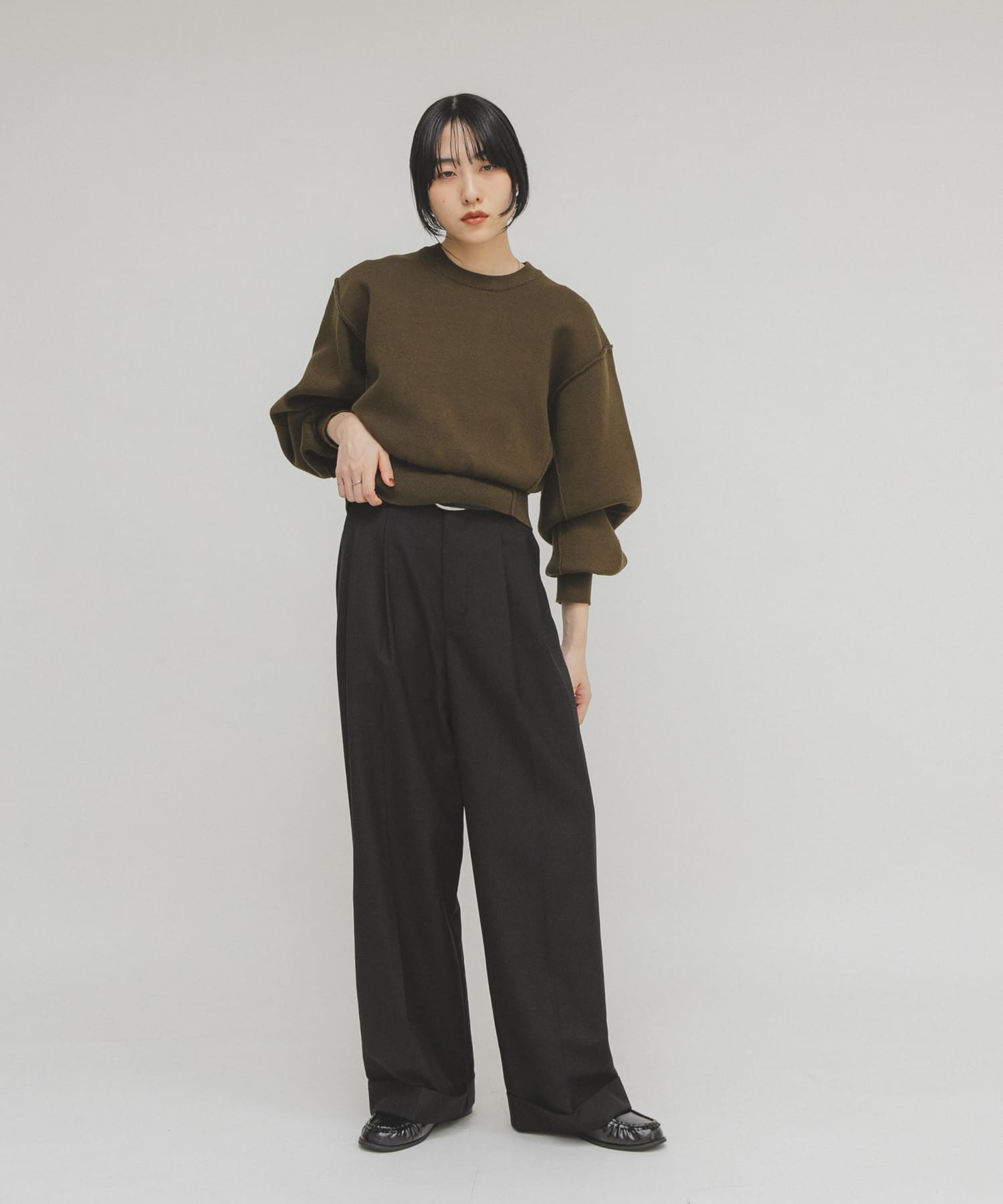 身長：160cm サイズ：one