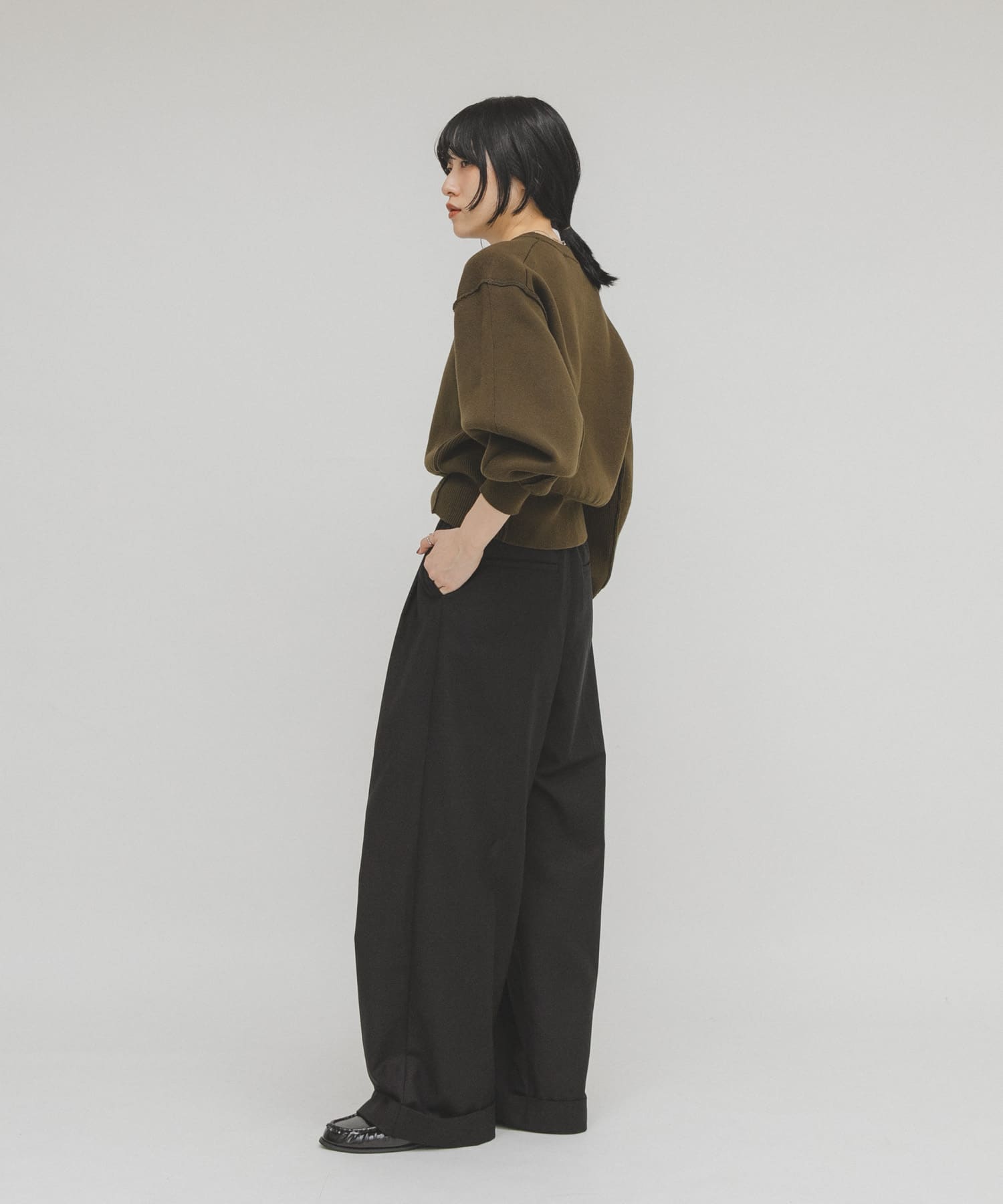 身長：160cm サイズ：one