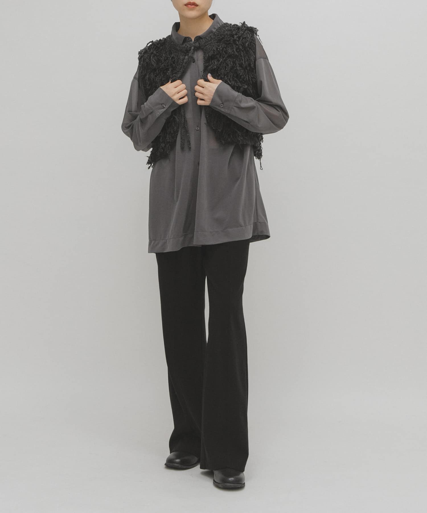 身長：160cm サイズ：one