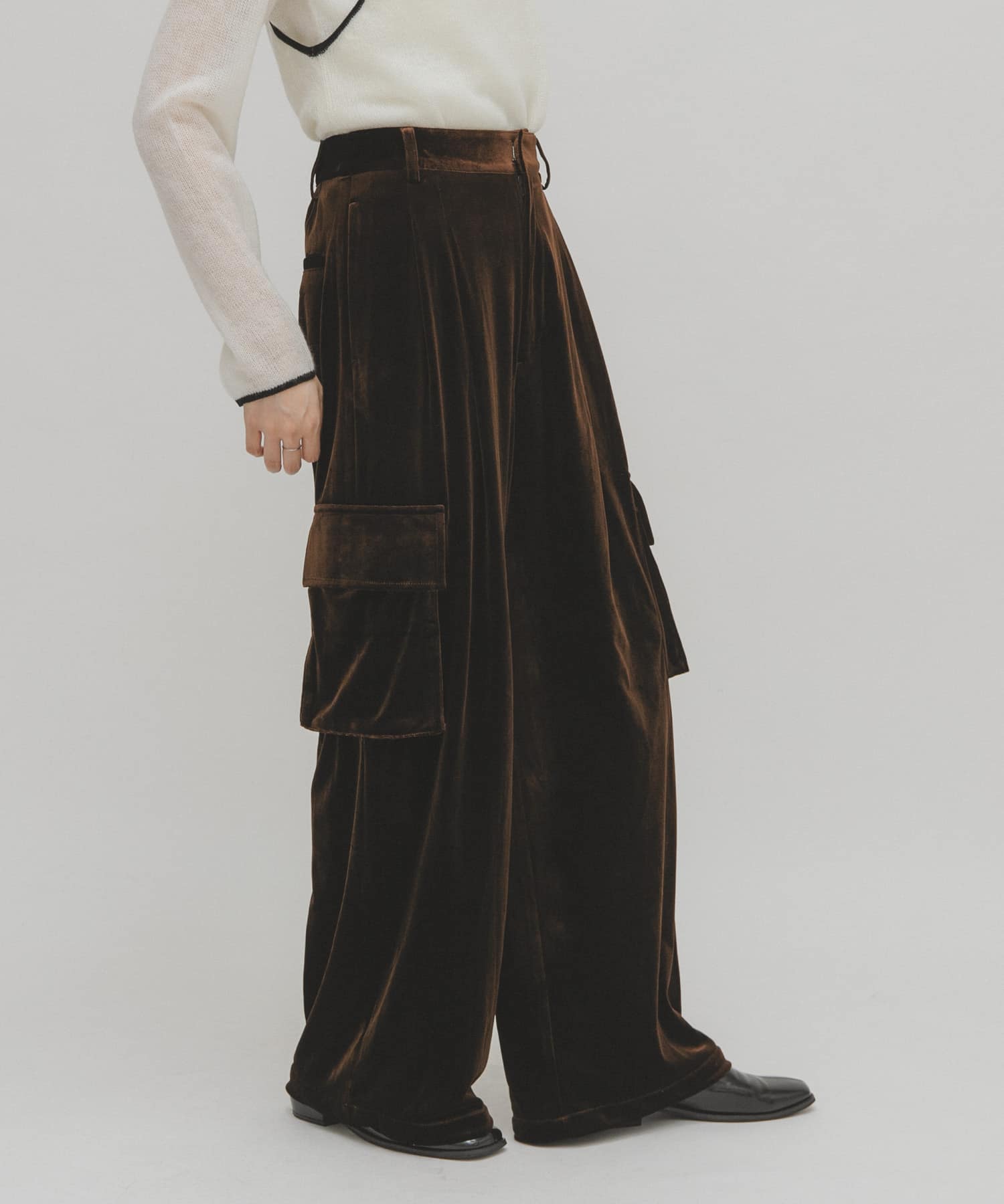 ベロアカーゴパンツ