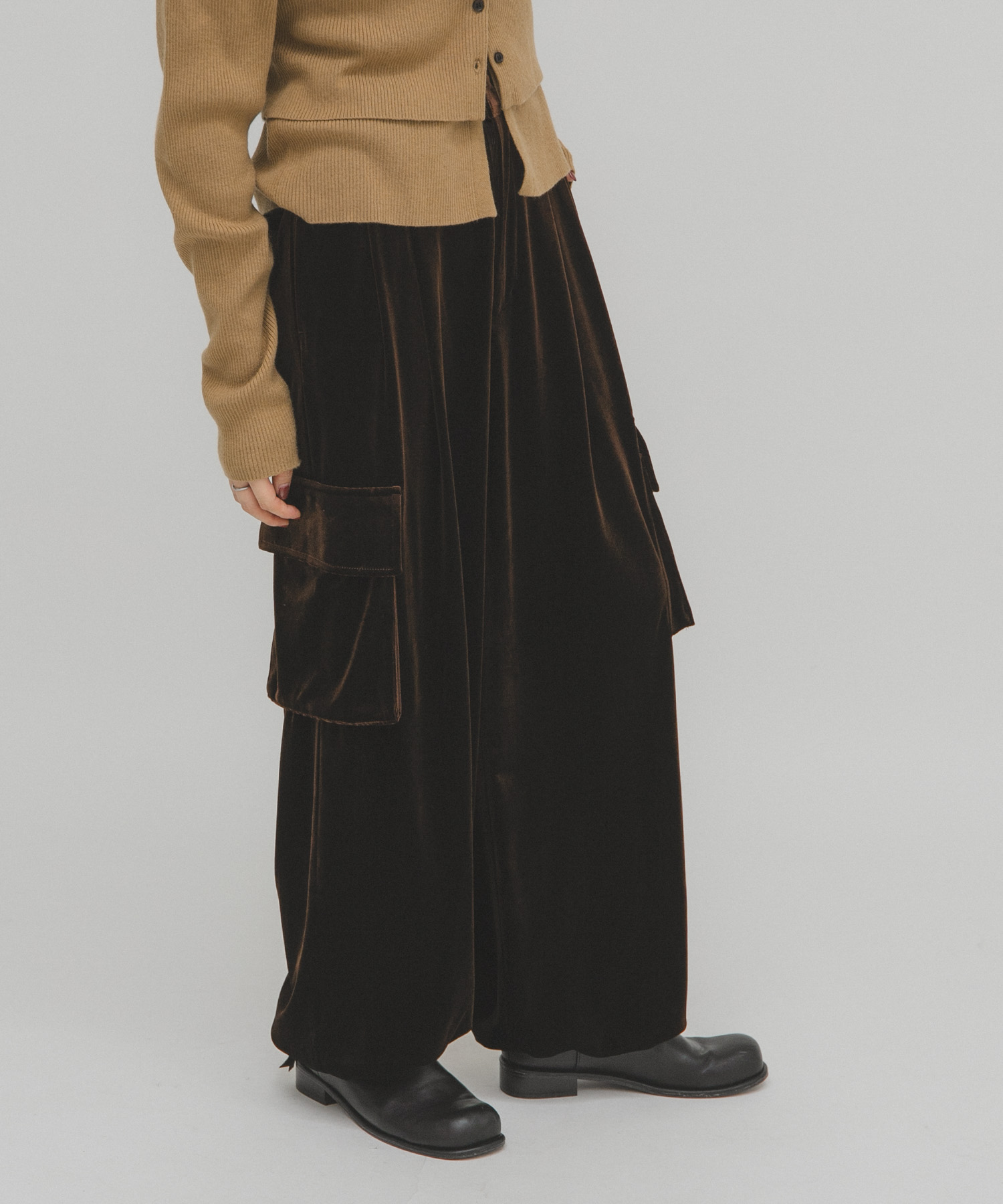 ベロアカーゴパンツ