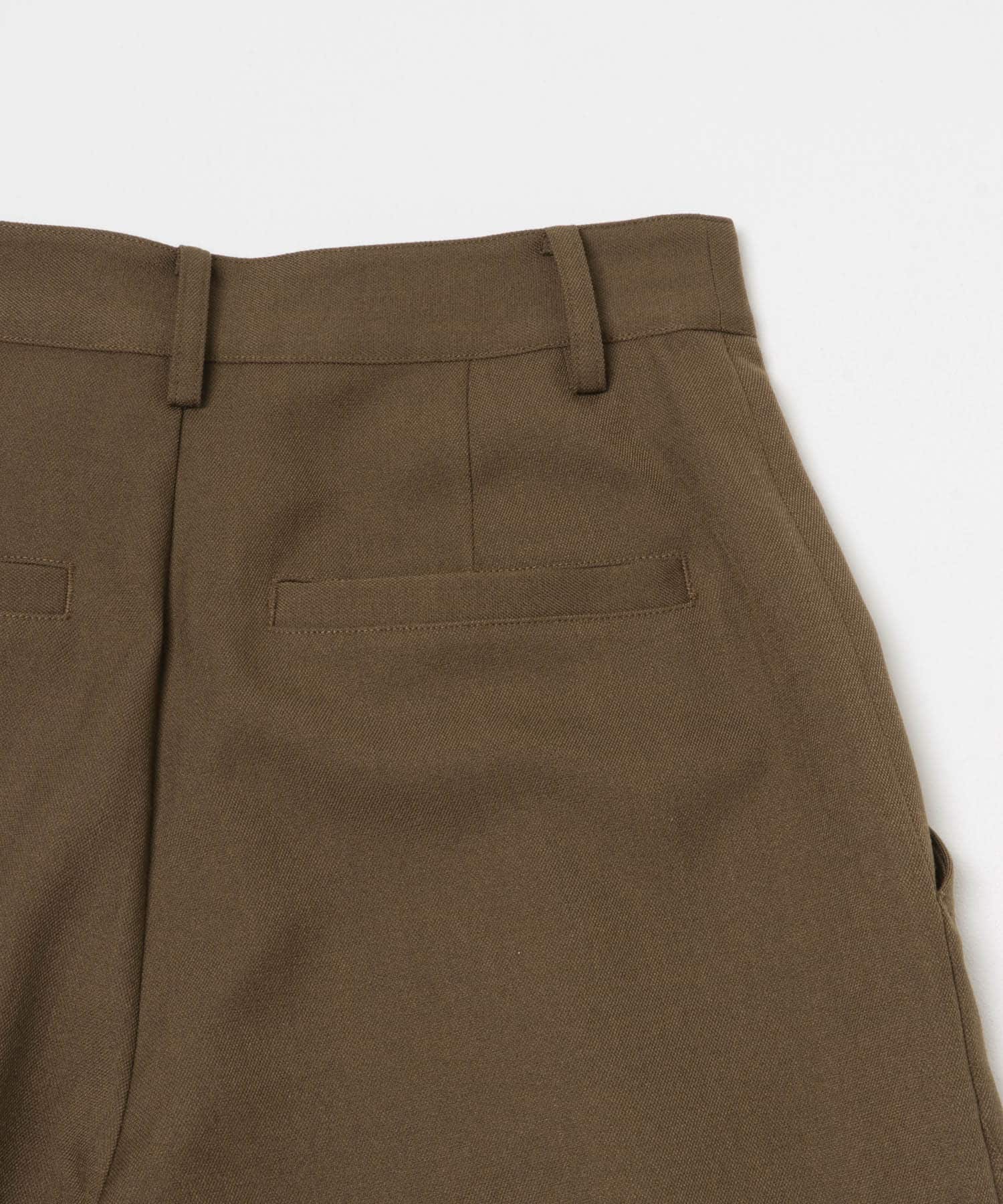 バレルレッグタックスラックス BROWN 36