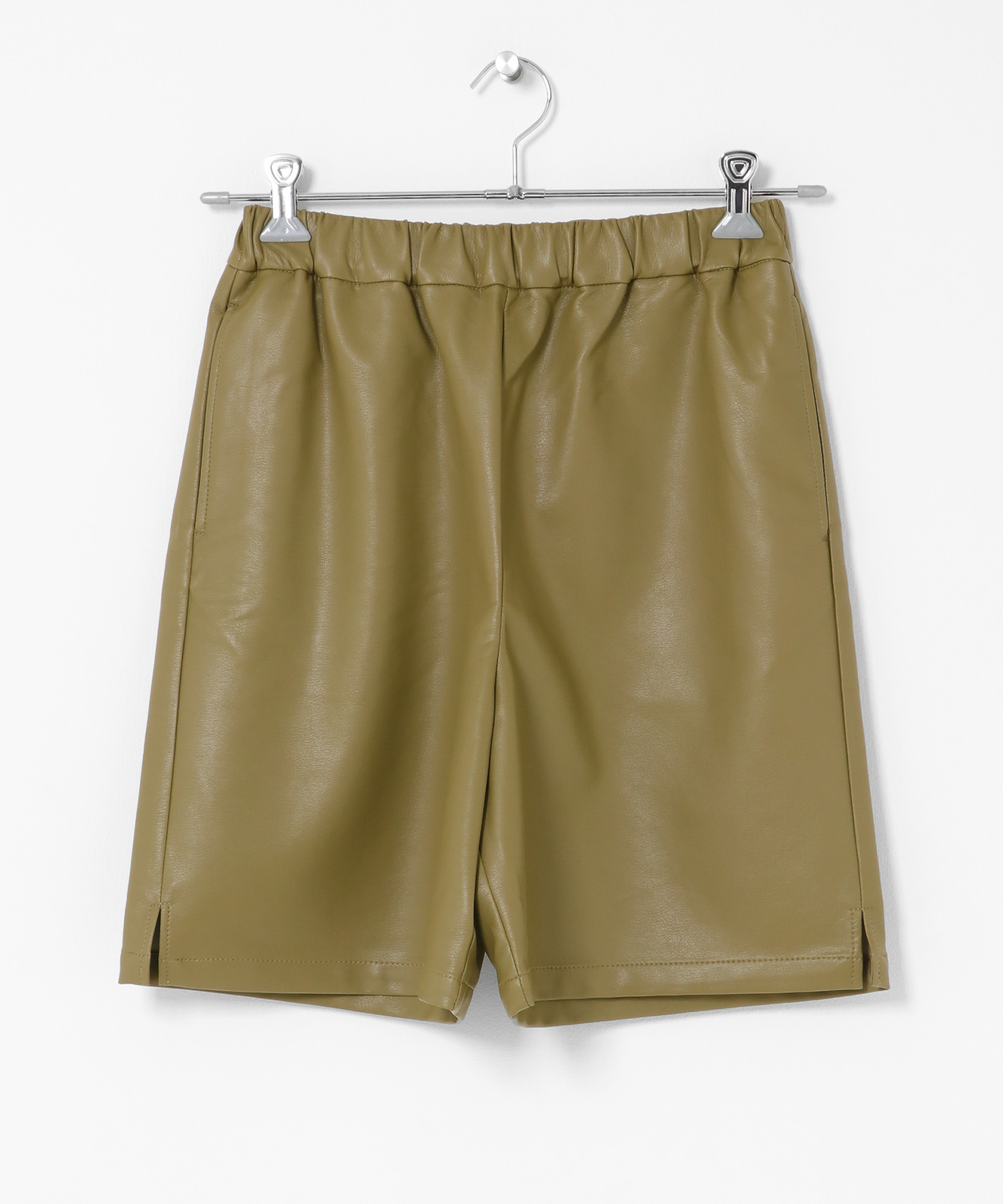 ドローストリングショートパンツ KHAKI One