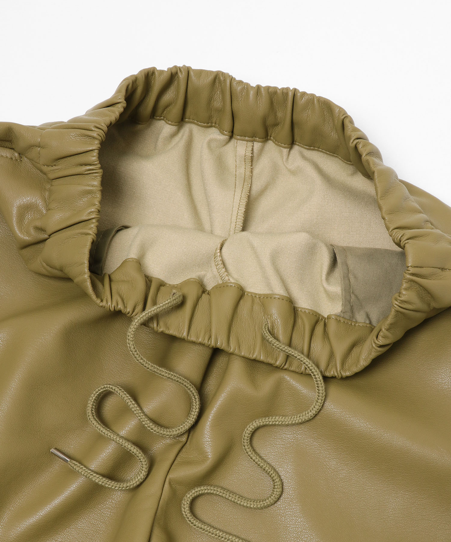 ドローストリングショートパンツ KHAKI One