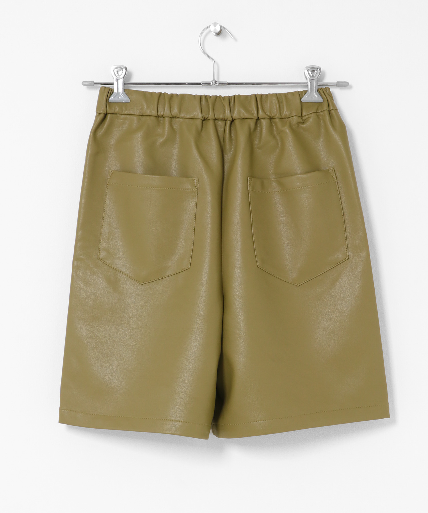 ドローストリングショートパンツ KHAKI One