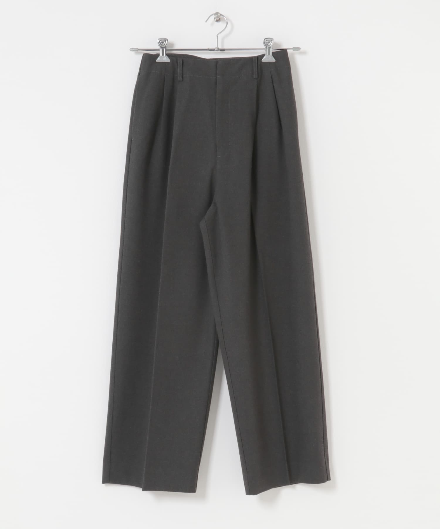 ウールライクブラッジュドパンツ CHARCOAL 36