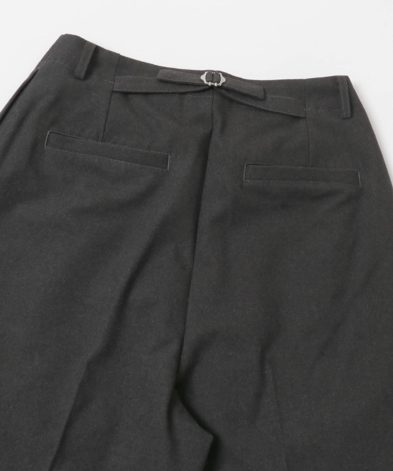 ウールライクブラッジュドパンツ CHARCOAL 36