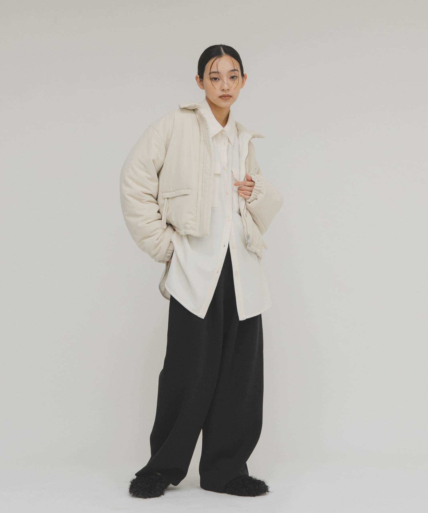 身長 : 163cm サイズ : one