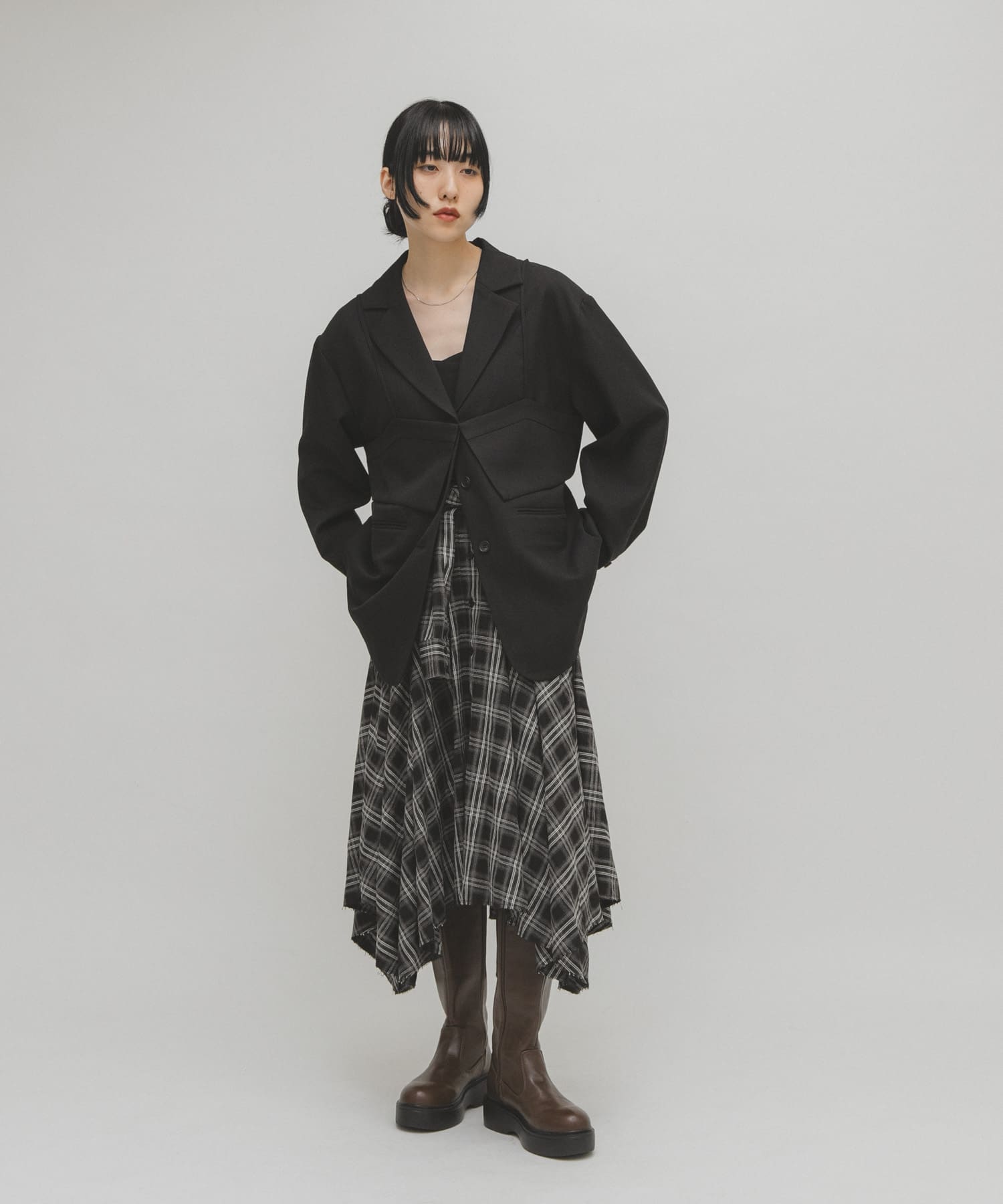 身長：160cm サイズ：one