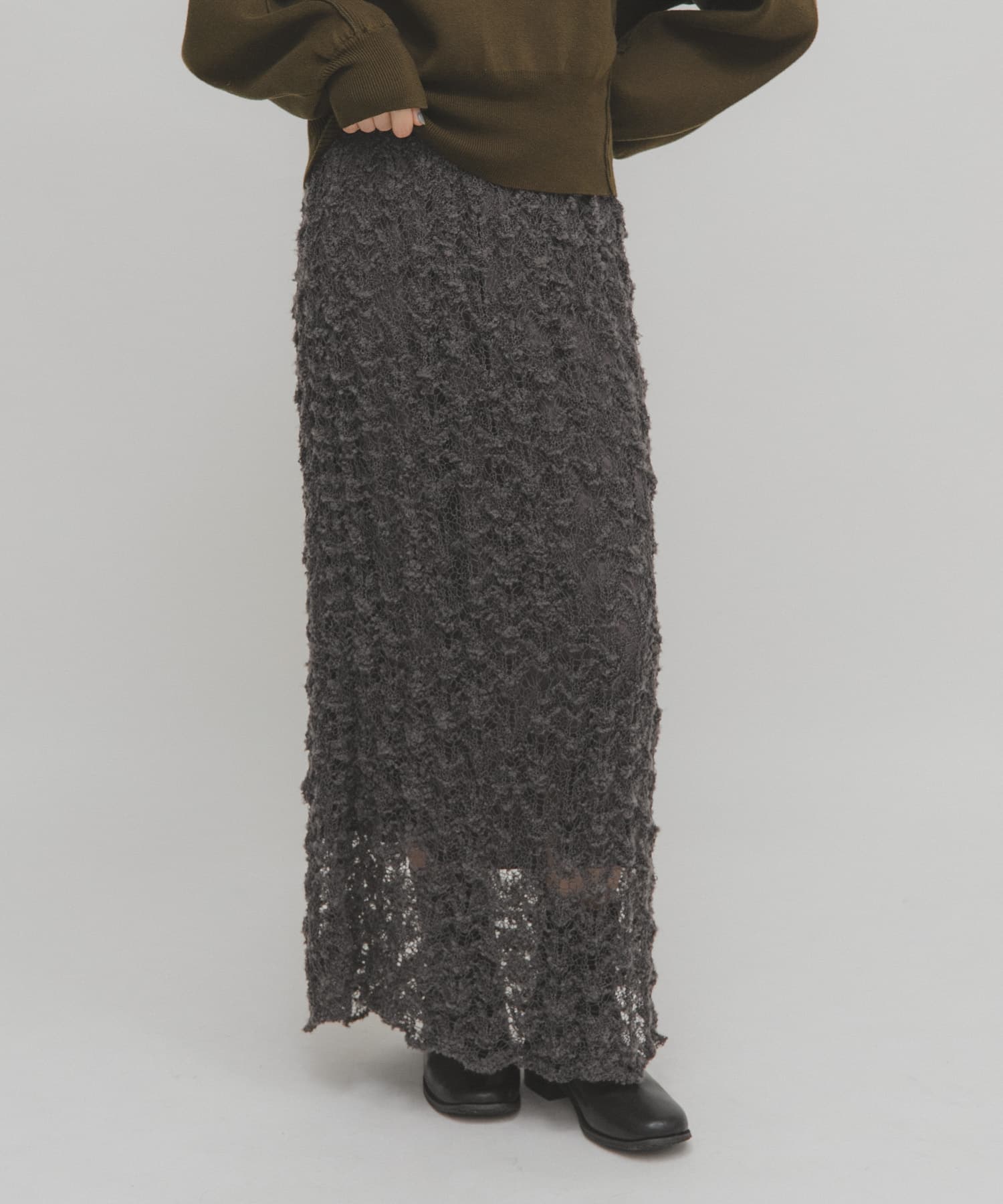 クロシェニットスカート