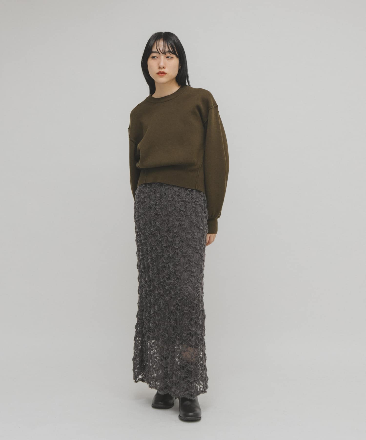 身長：160cm サイズ：one