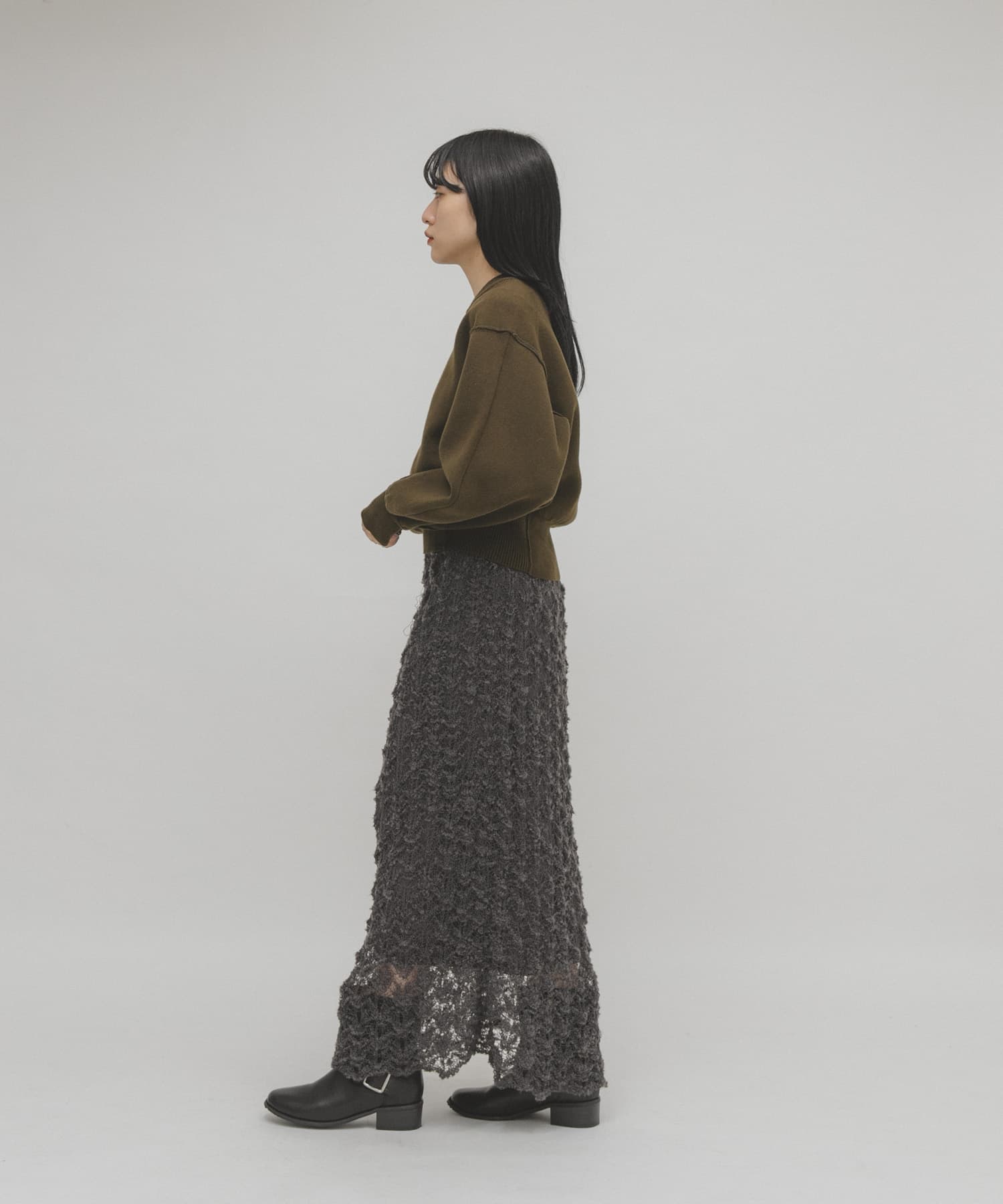 身長：160cm サイズ：one