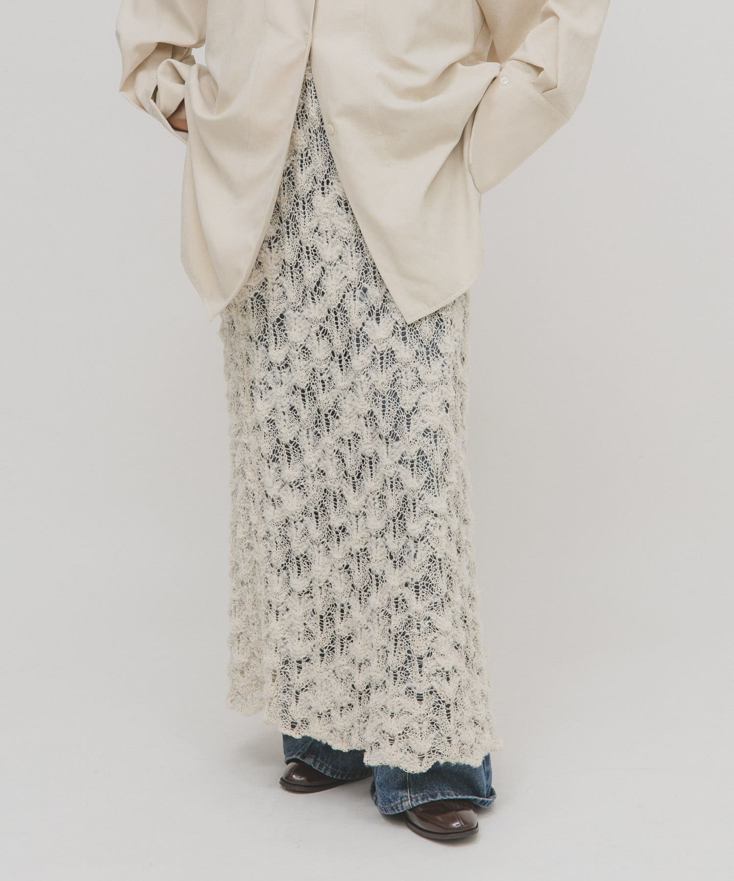 身長：160cm サイズ：one