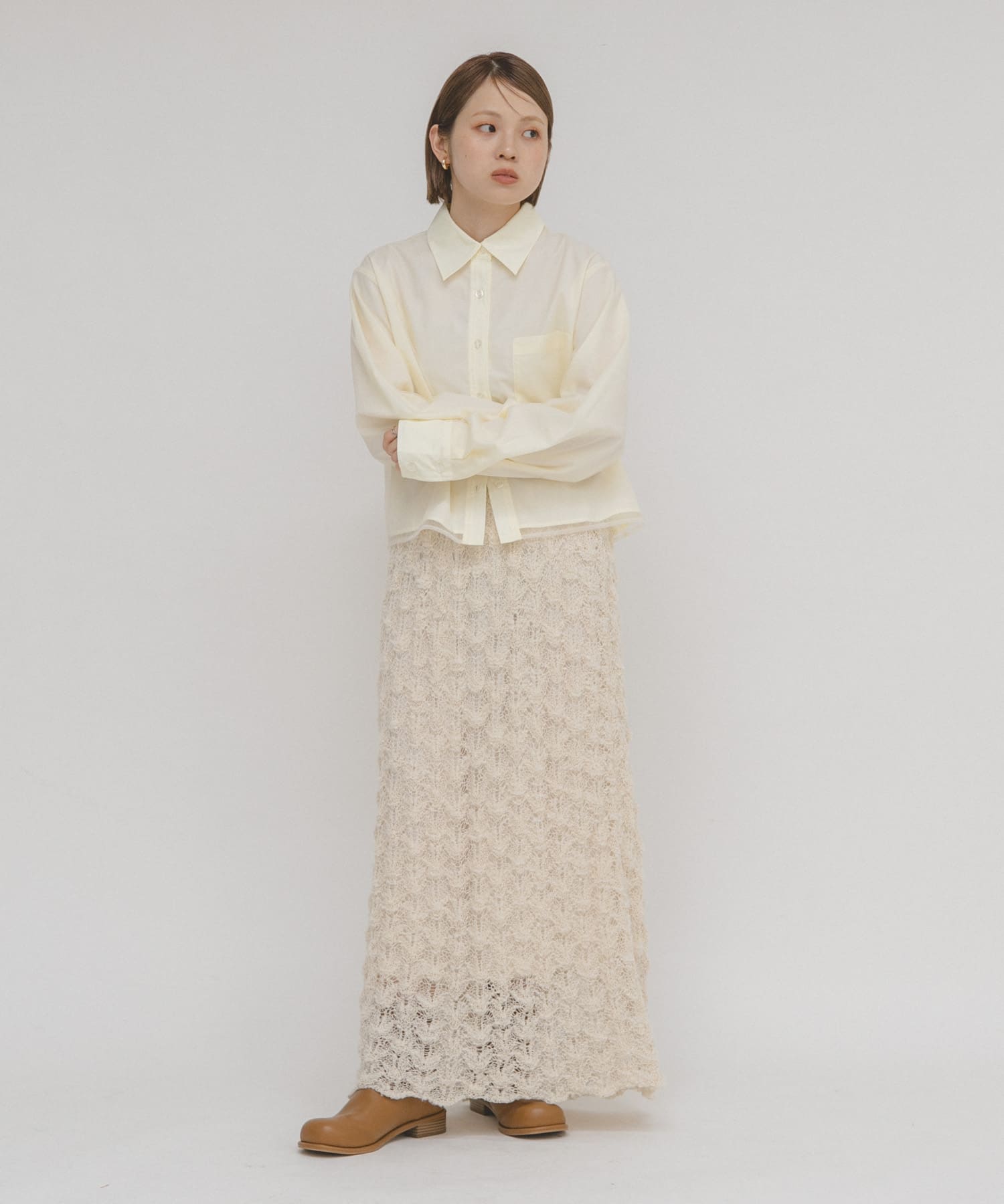 身長：153cm サイズ：one