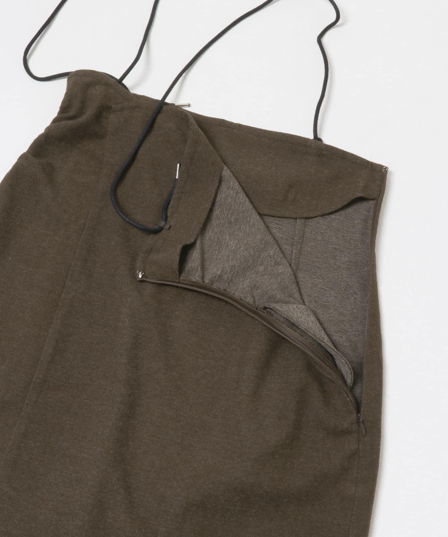 2WAYペンシルスカート BROWN One