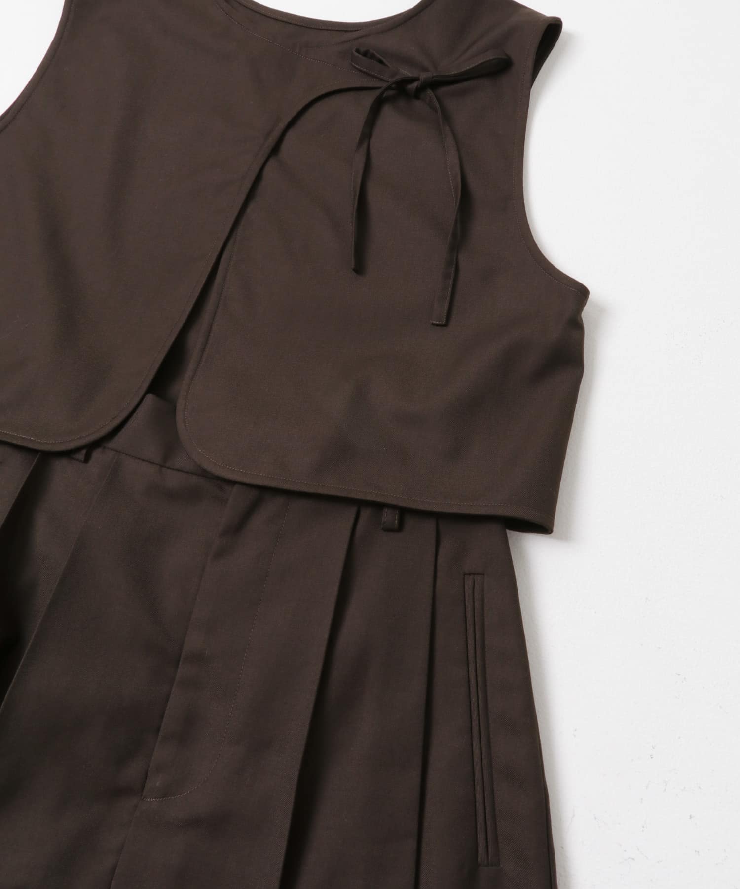 2WAYベストセパレートワンピース BROWN 36