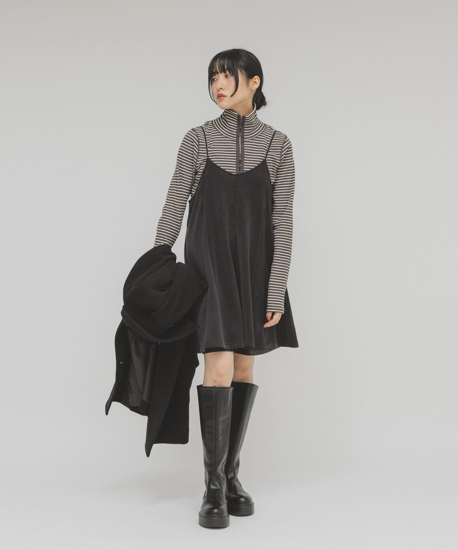 身長：160cm サイズ：one