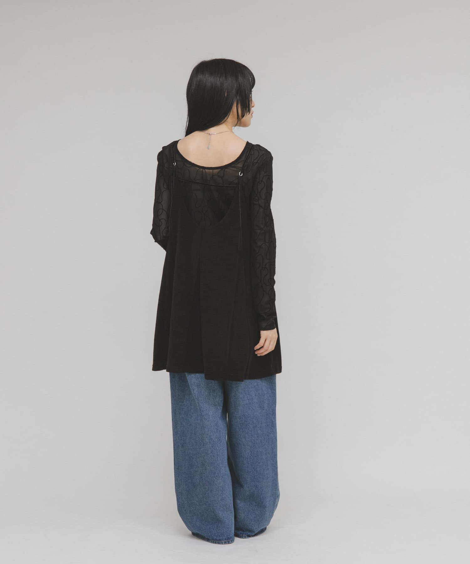 身長：160cm サイズ：one