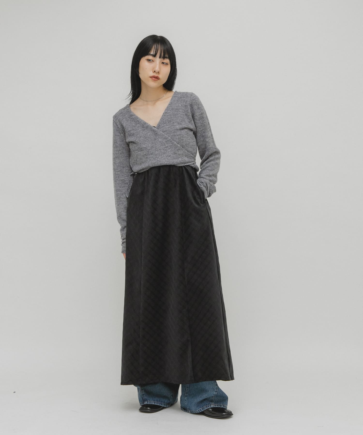 身長：160cm サイズ：one