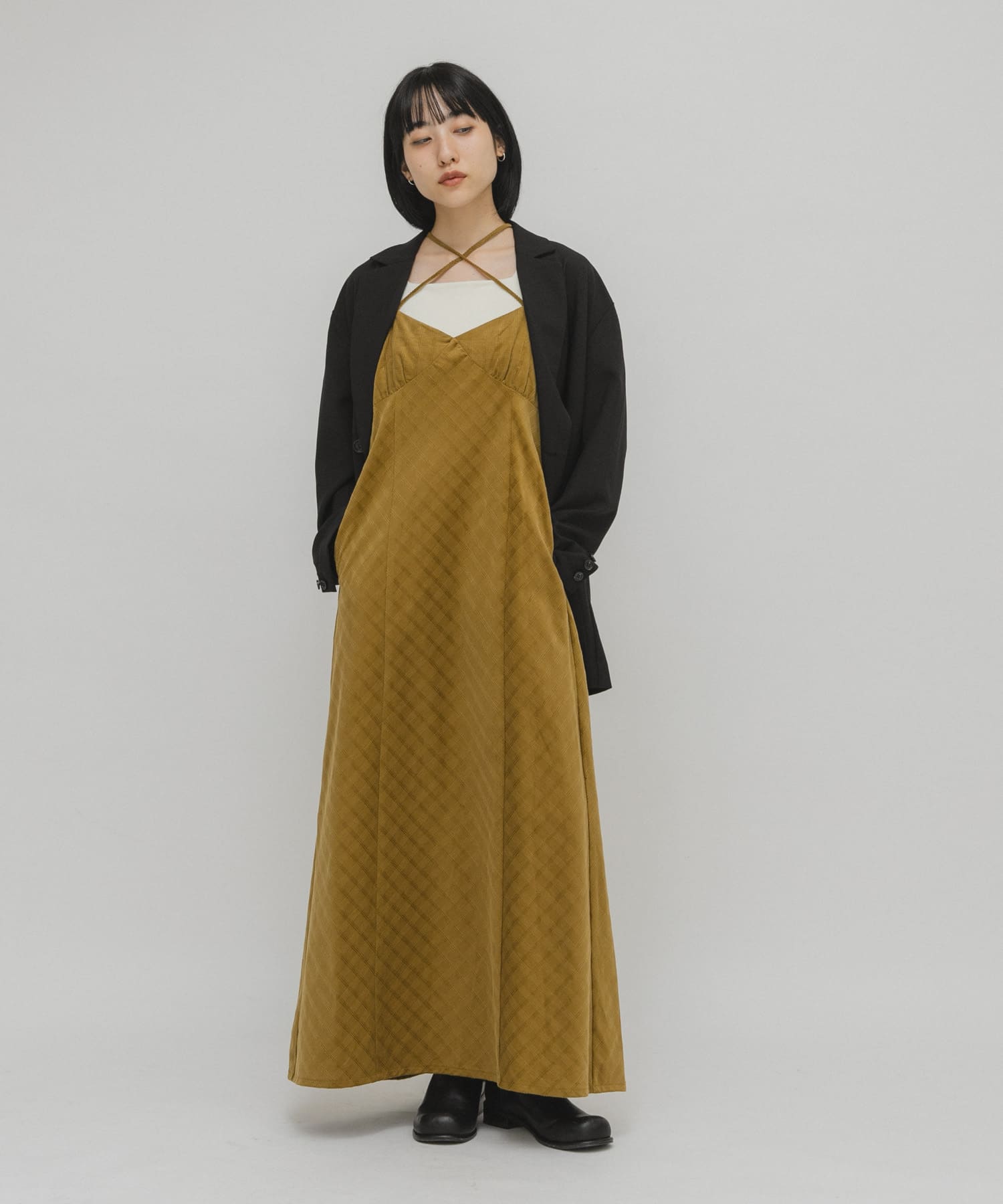 身長：160cm サイズ：one