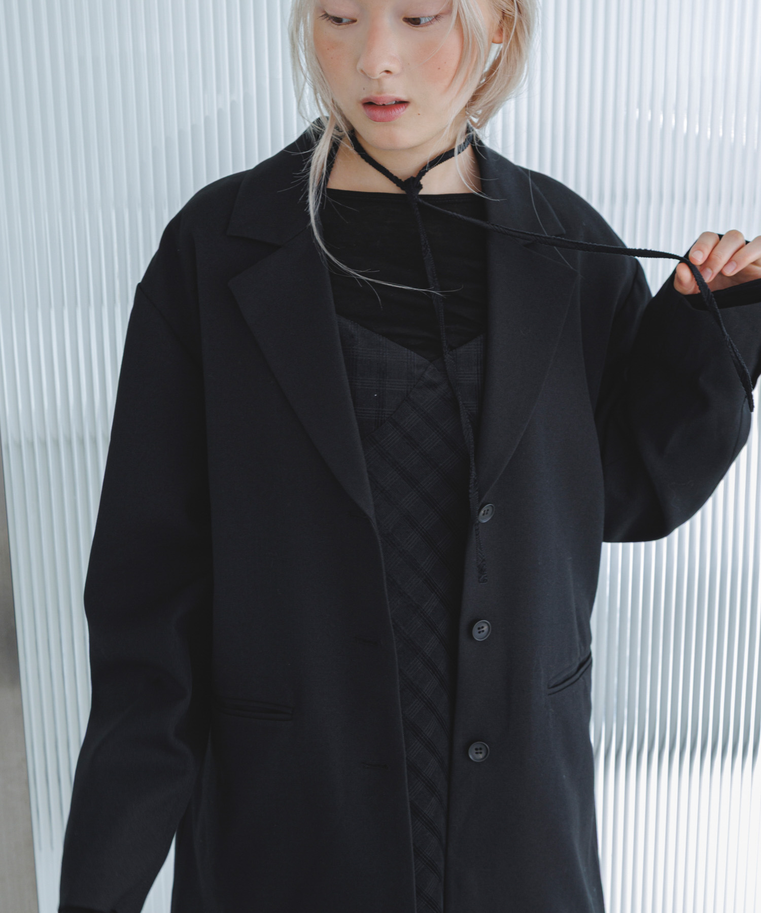 身長：160cm サイズ：one