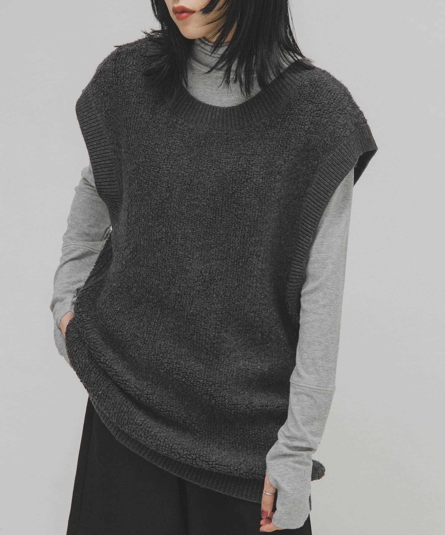 身長：160cm サイズ：one