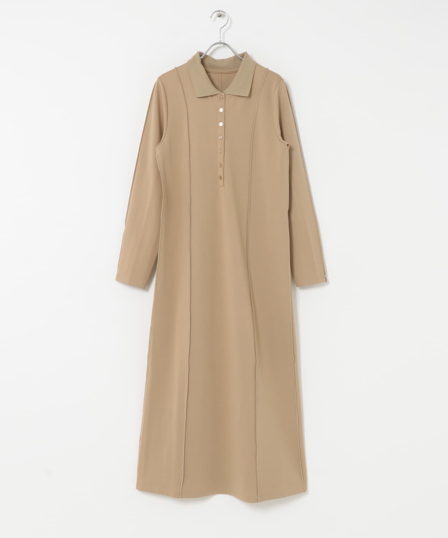 ペンシルカットワンピース BEIGE One