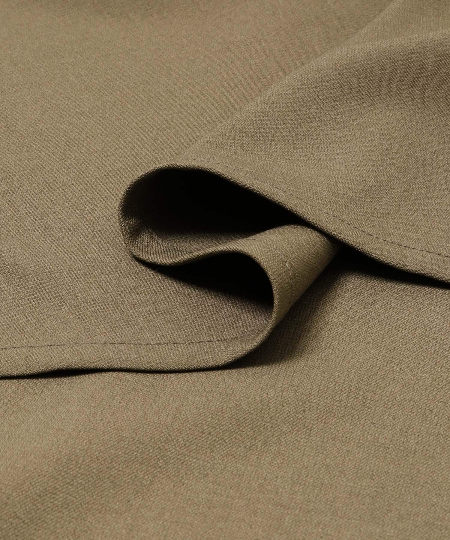 レイヤードミニシャツワンピース BROWN One