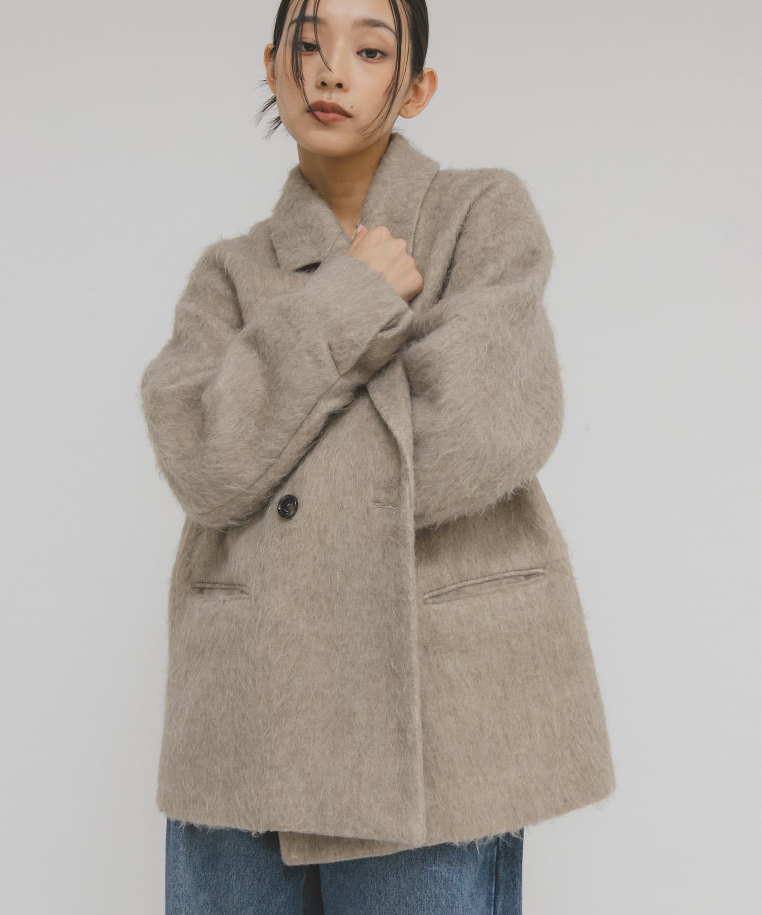 身長：160cm サイズ：one